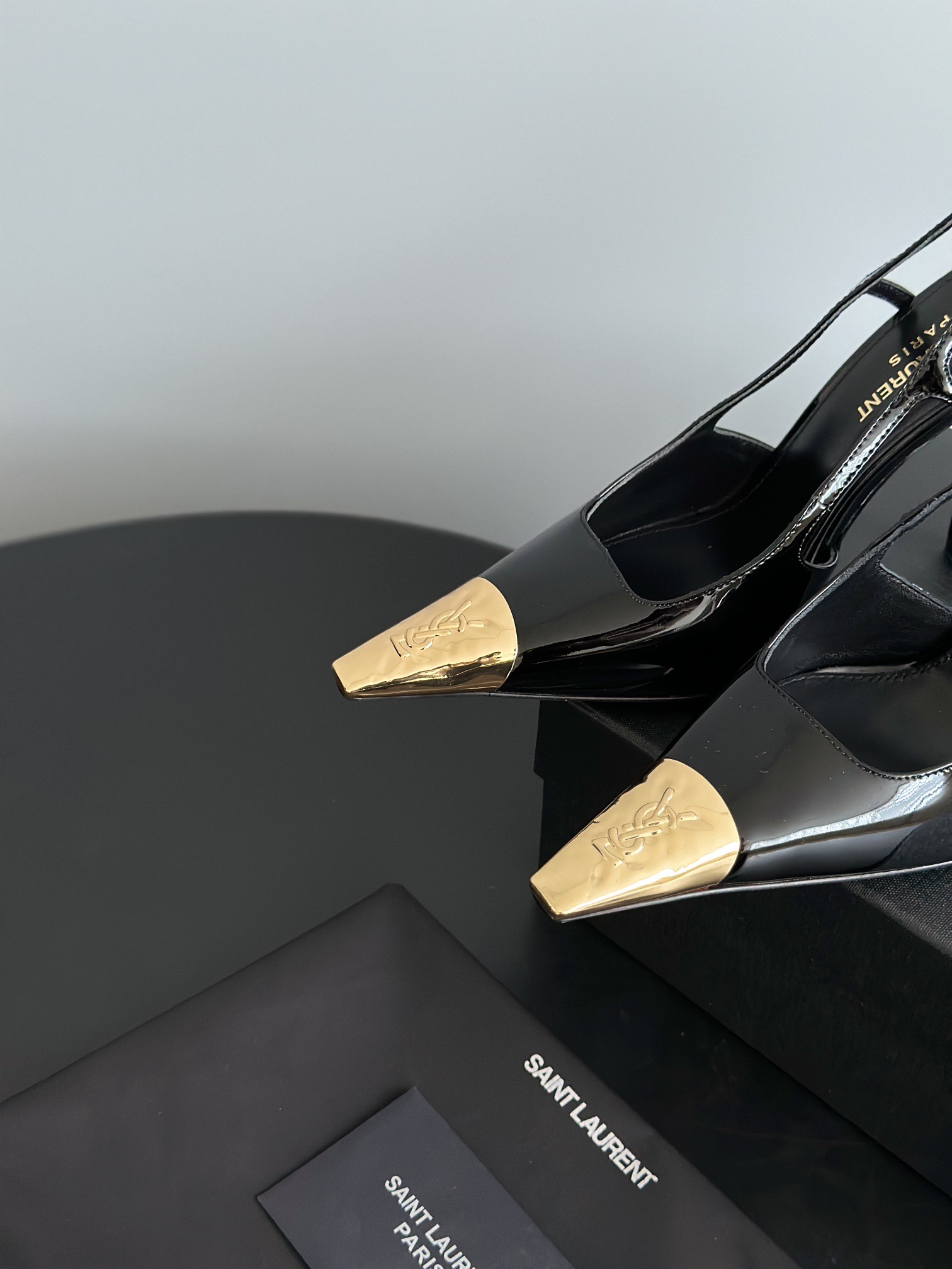 SAINT LAURENT 생로랑 YSL25 금장 하이힐 4