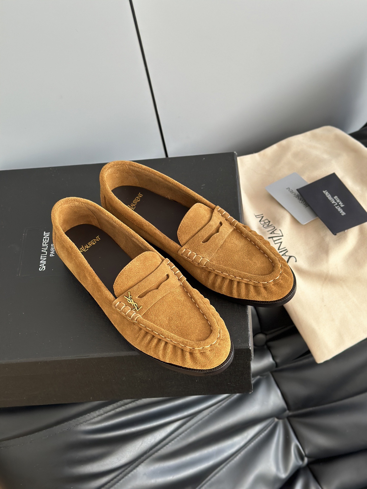 SAINT LAURENT 생로랑 YSL LE 로퍼 3