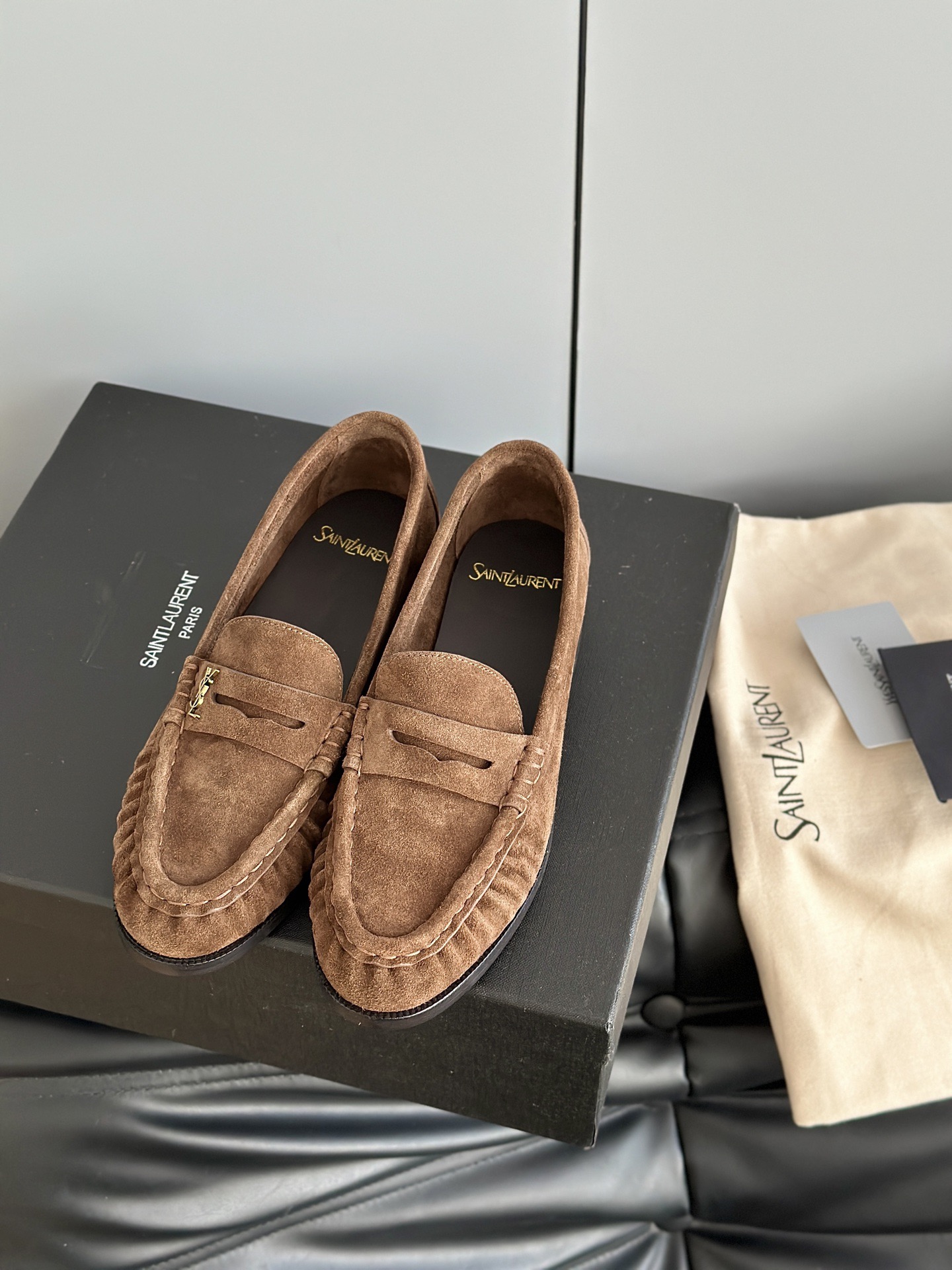 SAINT LAURENT 생로랑 YSL LE 로퍼 3