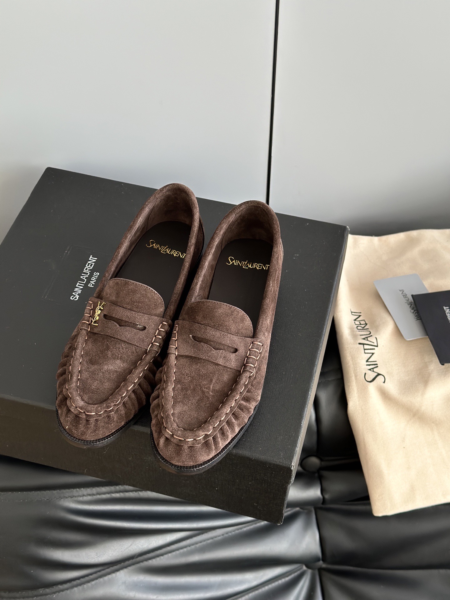 SAINT LAURENT 생로랑 YSL LE 로퍼 4