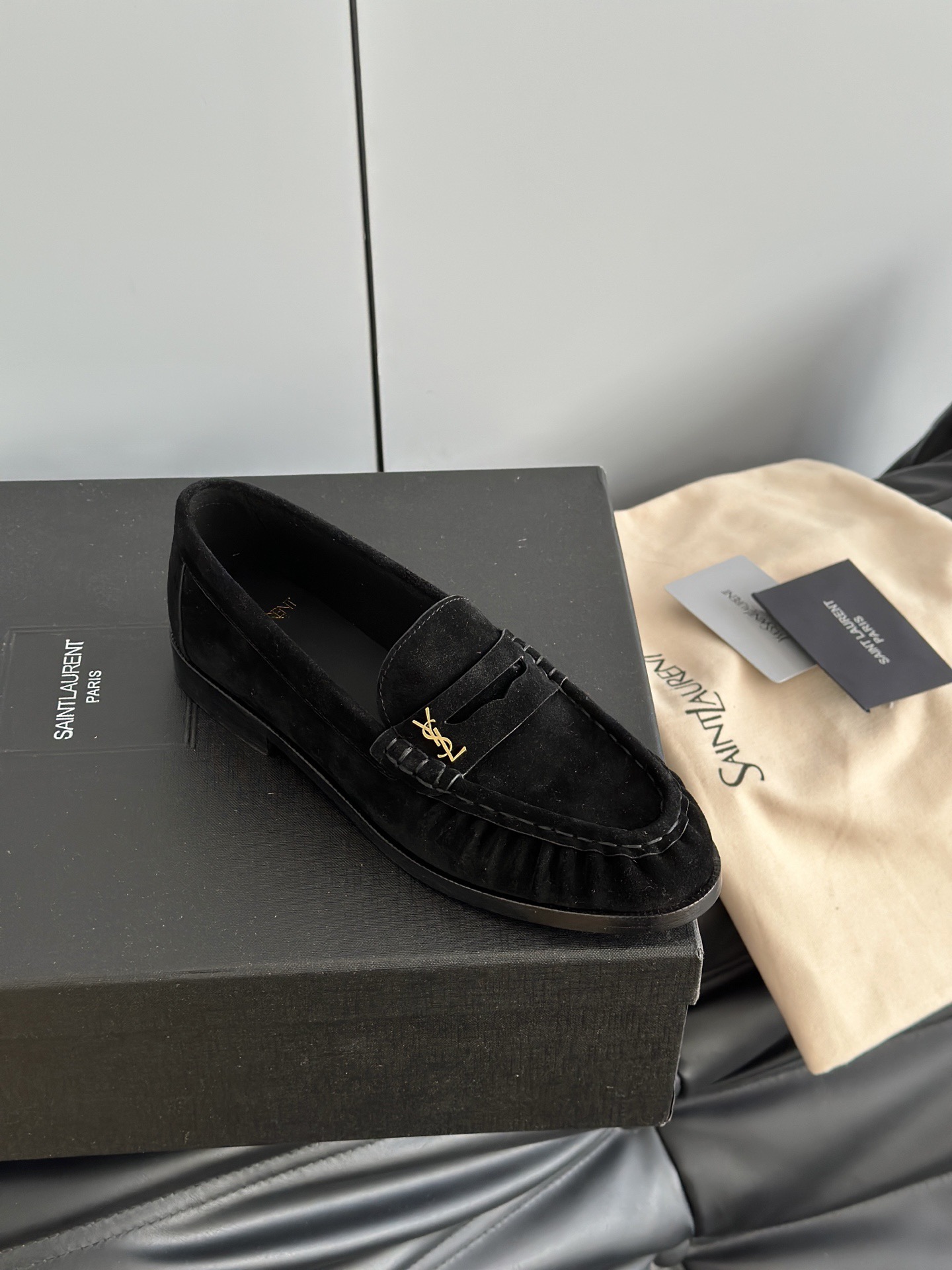 SAINT LAURENT 생로랑 YSL LE 로퍼 4