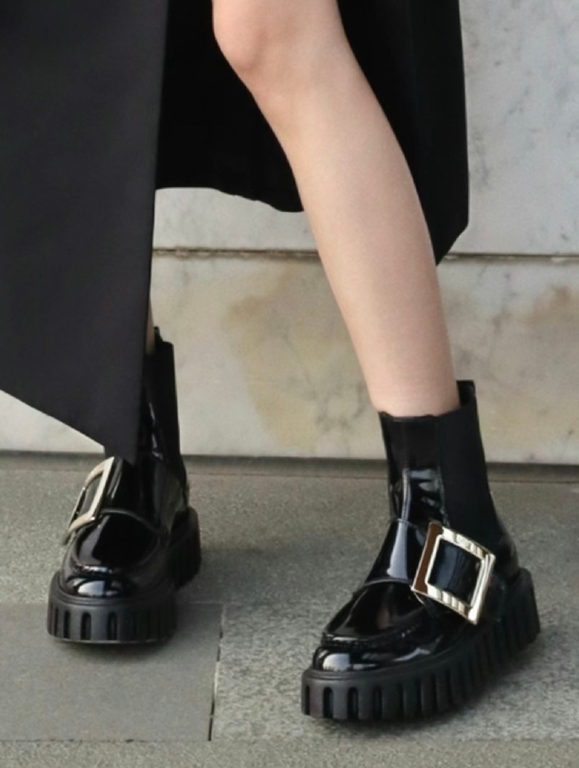 Roger Vivier 로저 비비에 비브 스트라스 플랫폼 첼시 부츠 5
