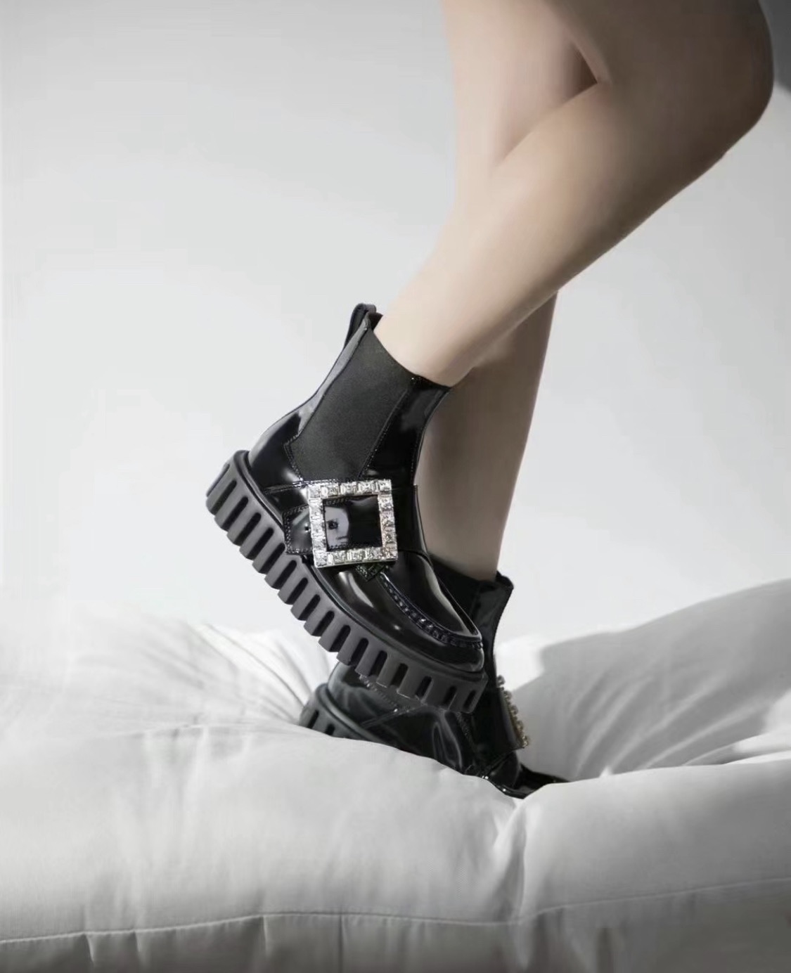 Roger Vivier 로저 비비에 비브 스트라스 플랫폼 첼시 부츠 4