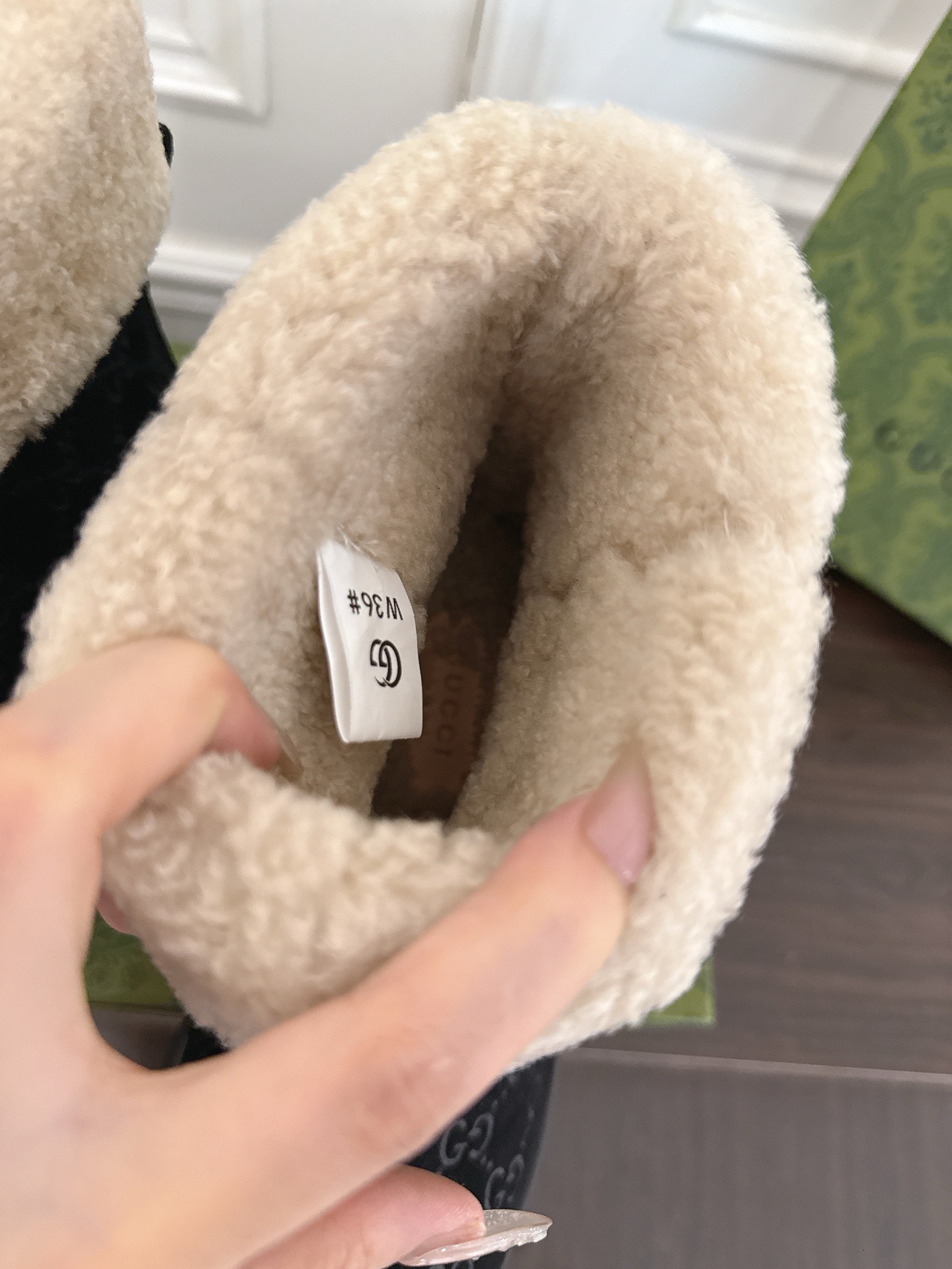 Gucci 구찌 GG 셰어링 안감 스웨이드 스노우 부츠 7