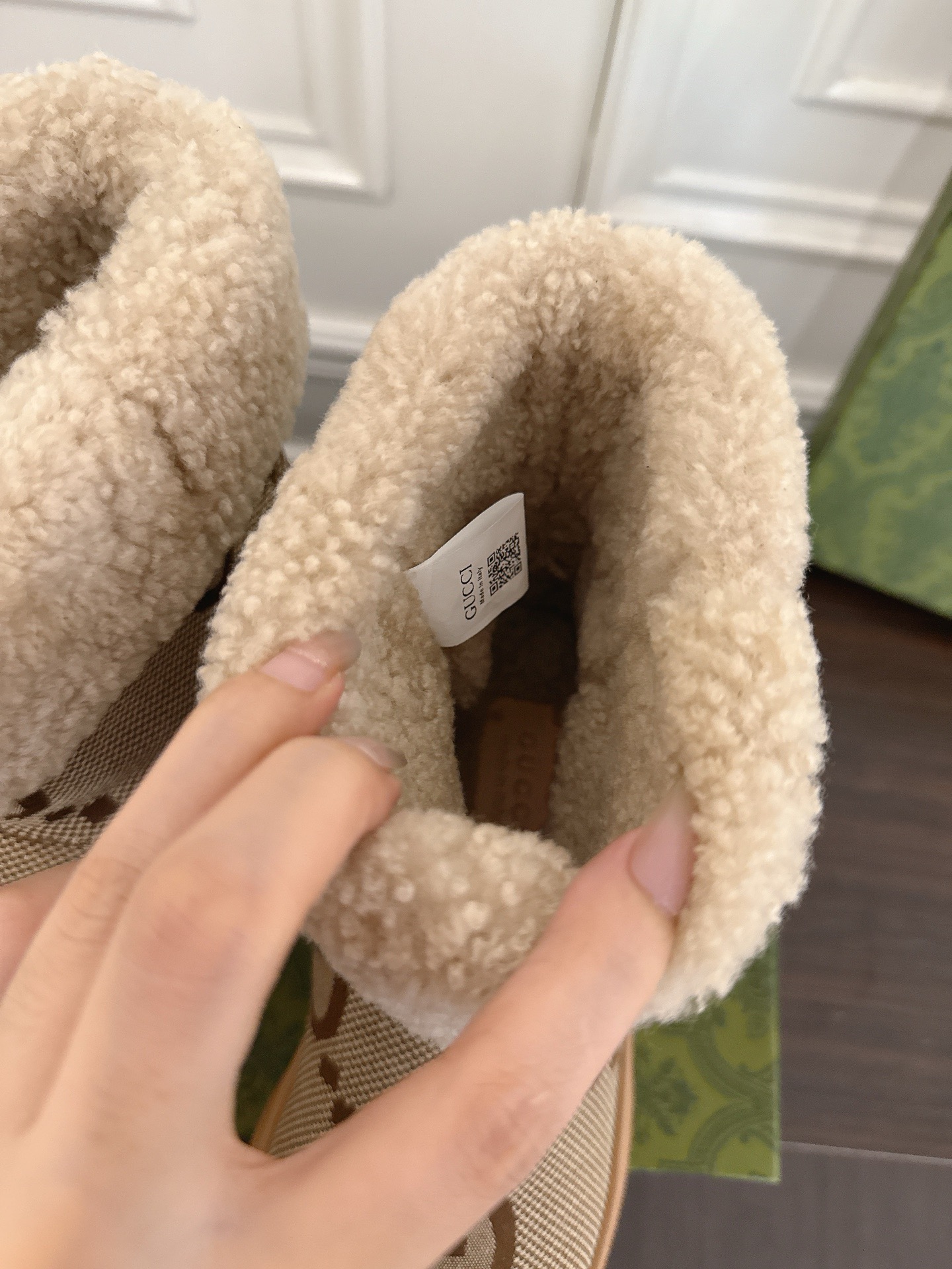 Gucci 구찌 GG 셰어링 안감 스웨이드 스노우 부츠 7