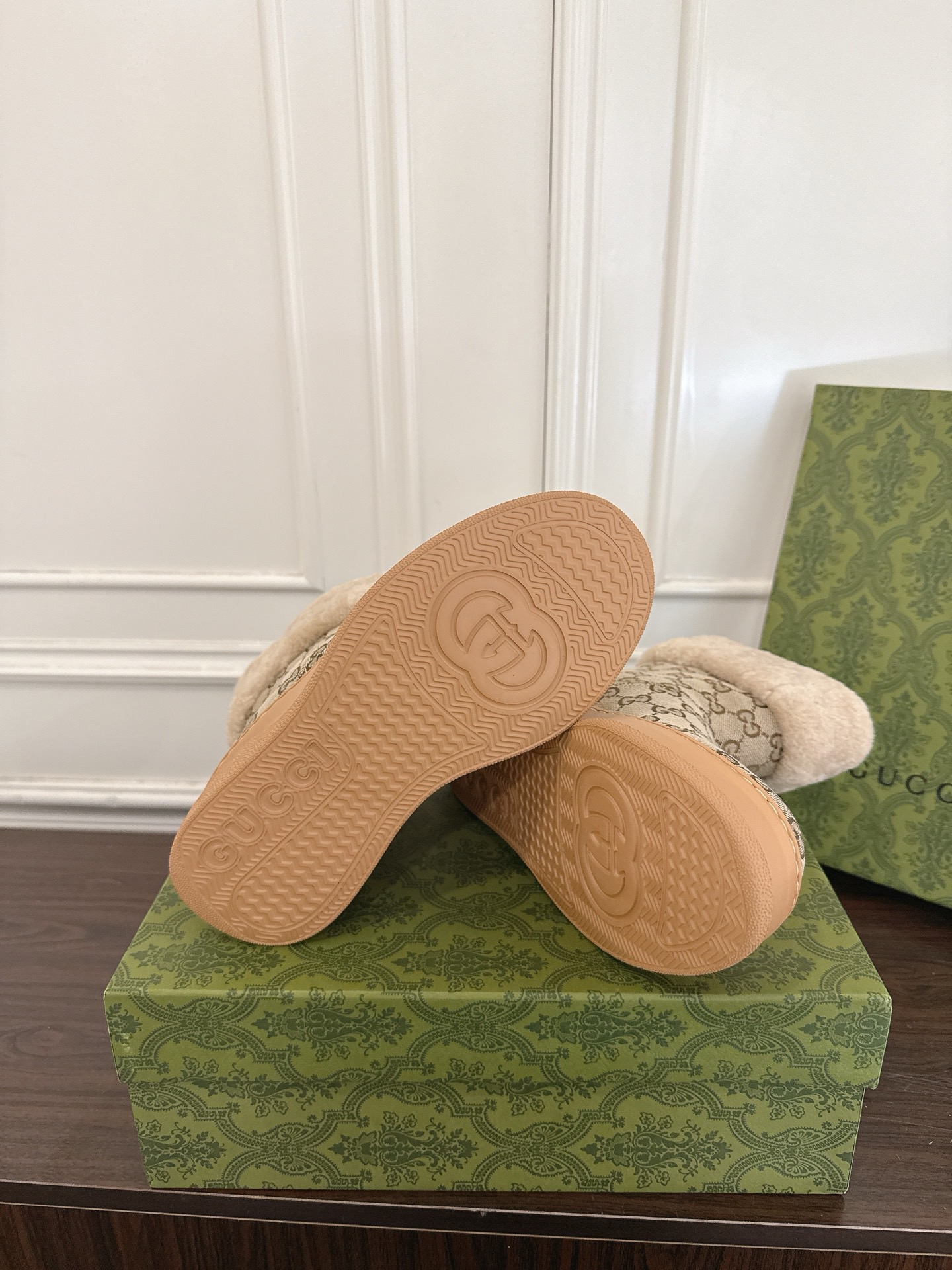 Gucci 구찌 GG 셰어링 안감 스웨이드 스노우 부츠 9