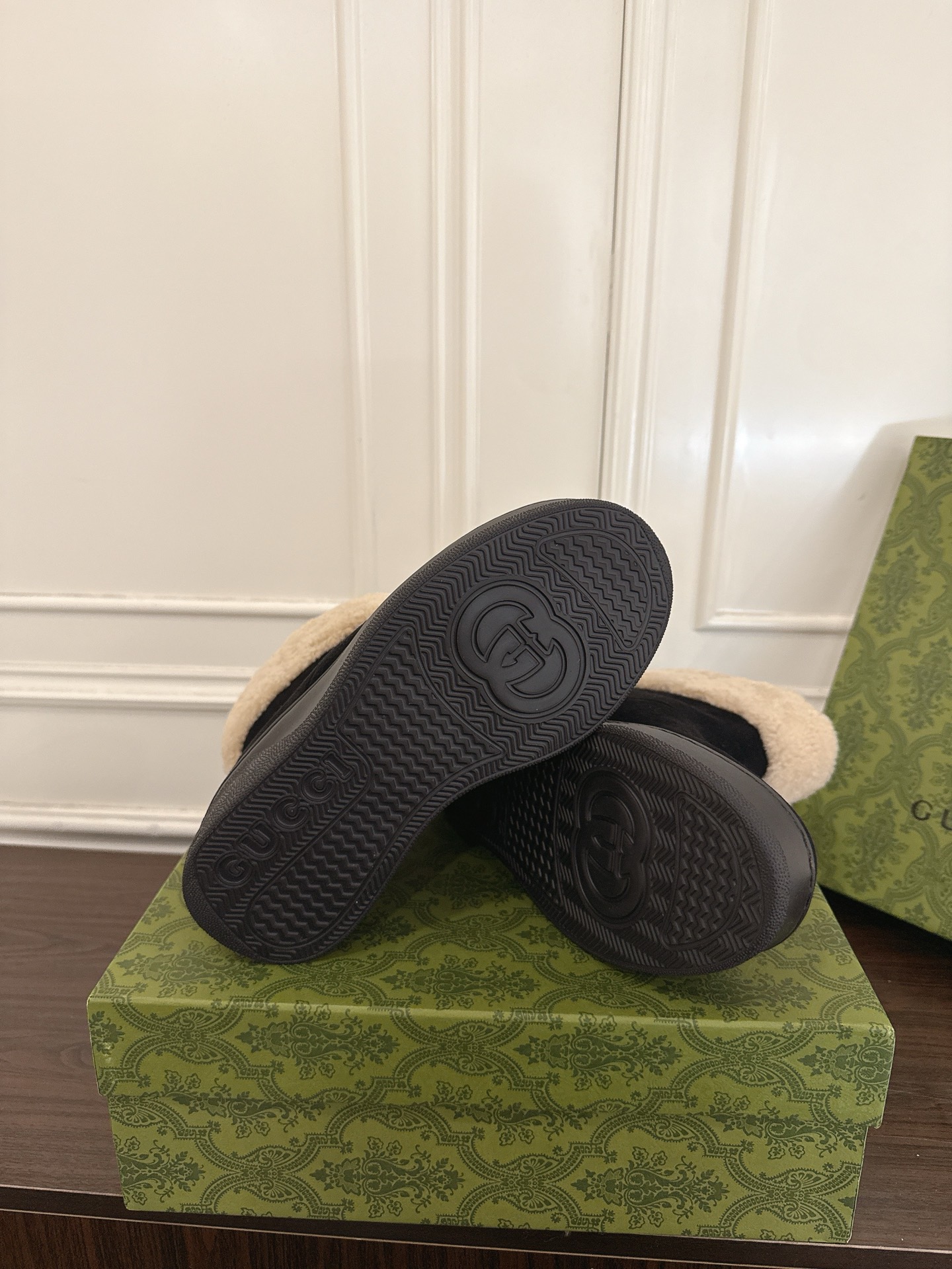 Gucci 구찌 GG 셰어링 안감 스웨이드 스노우 부츠 9