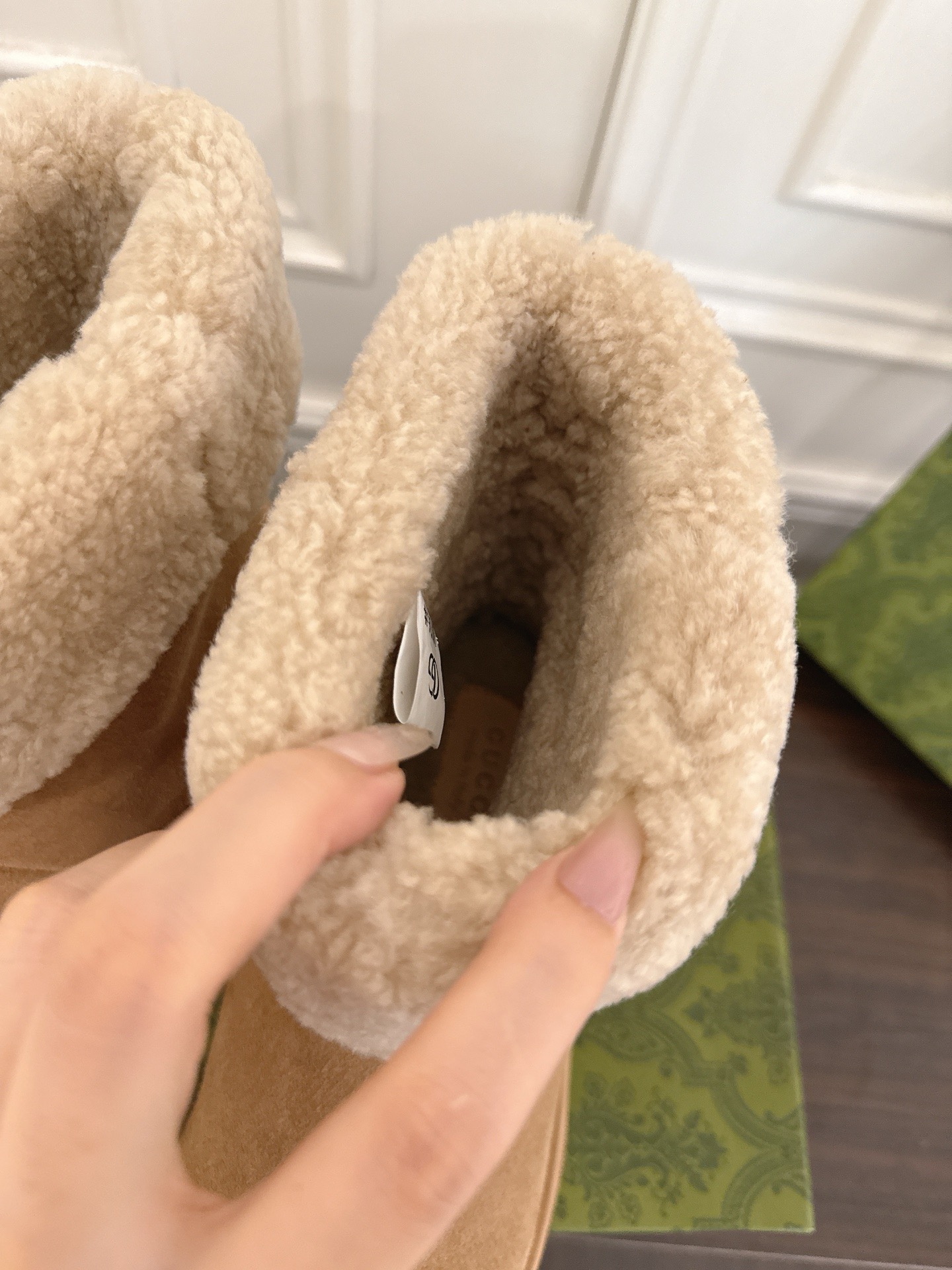 Gucci 구찌 GG 셰어링 안감 스웨이드 스노우 부츠 7