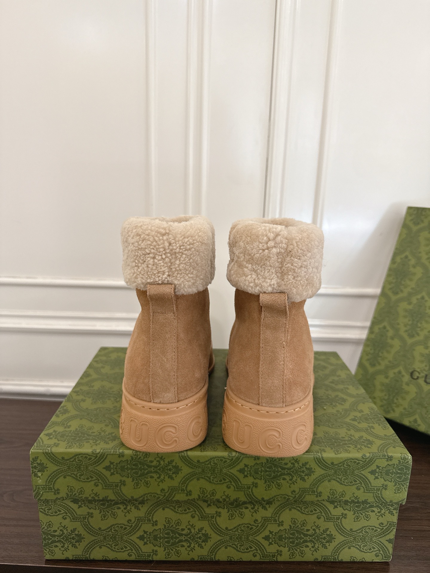 Gucci 구찌 GG 셰어링 안감 스웨이드 스노우 부츠 8