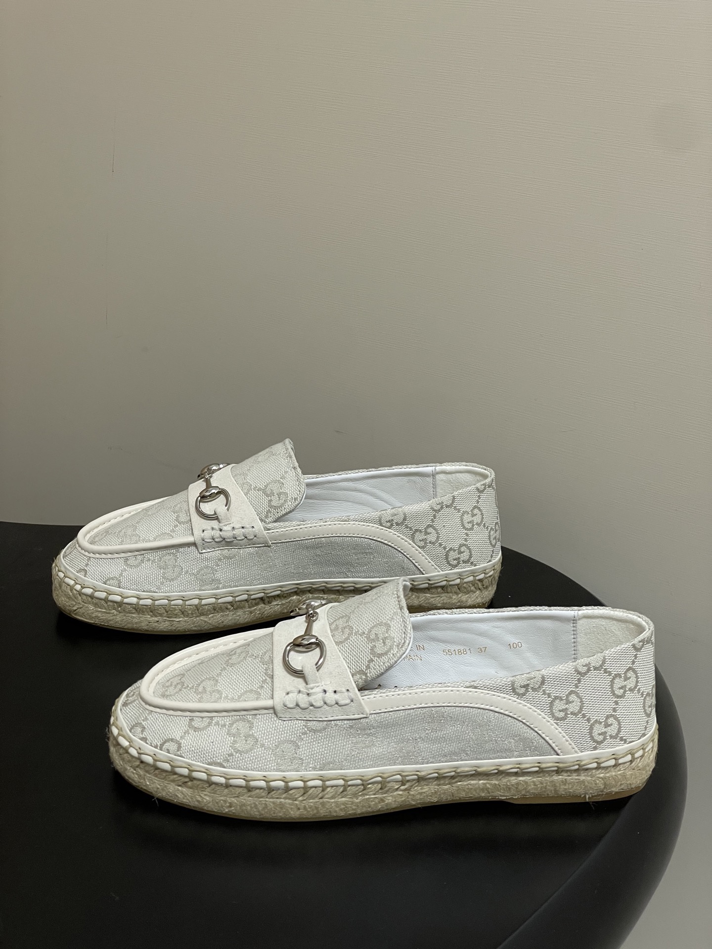 Gucci 구찌 GG 캔버스 홀스빗 에스파드류 로퍼 3