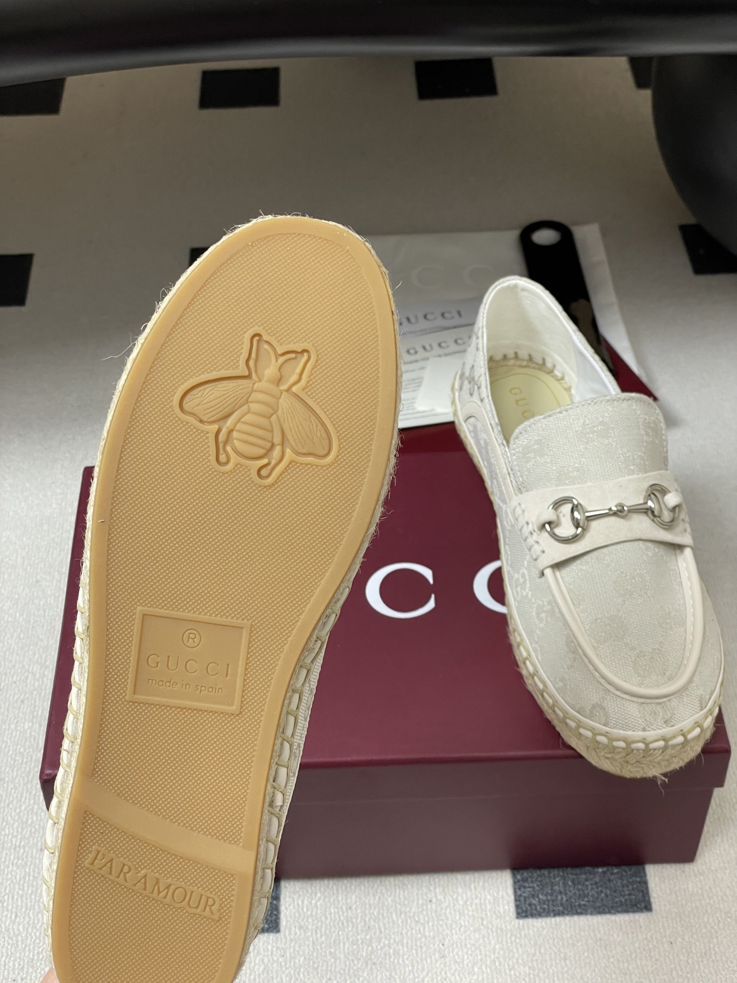 Gucci 구찌 GG 캔버스 홀스빗 에스파드류 로퍼 8