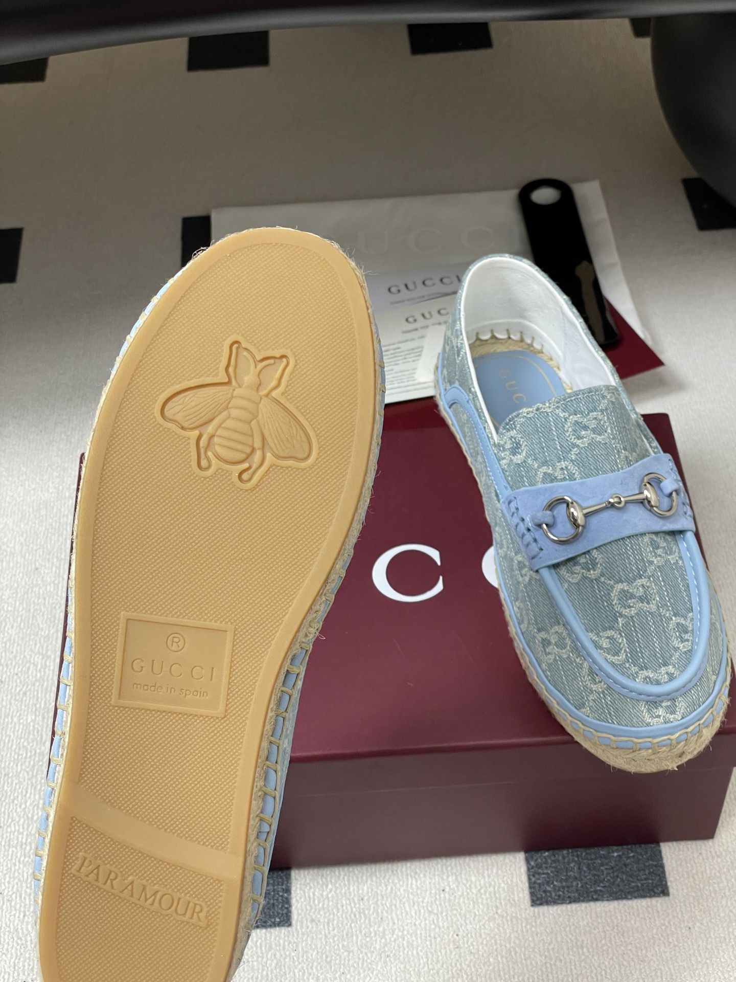 Gucci 구찌 GG 캔버스 홀스빗 에스파드류 로퍼 8