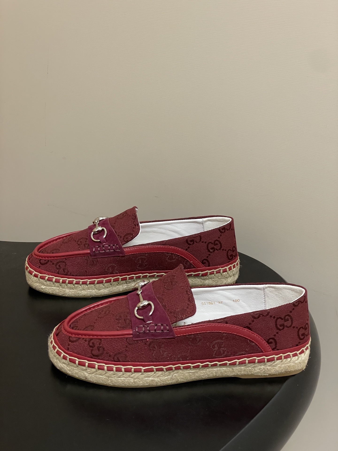 Gucci 구찌 GG 캔버스 홀스빗 에스파드류 로퍼 3