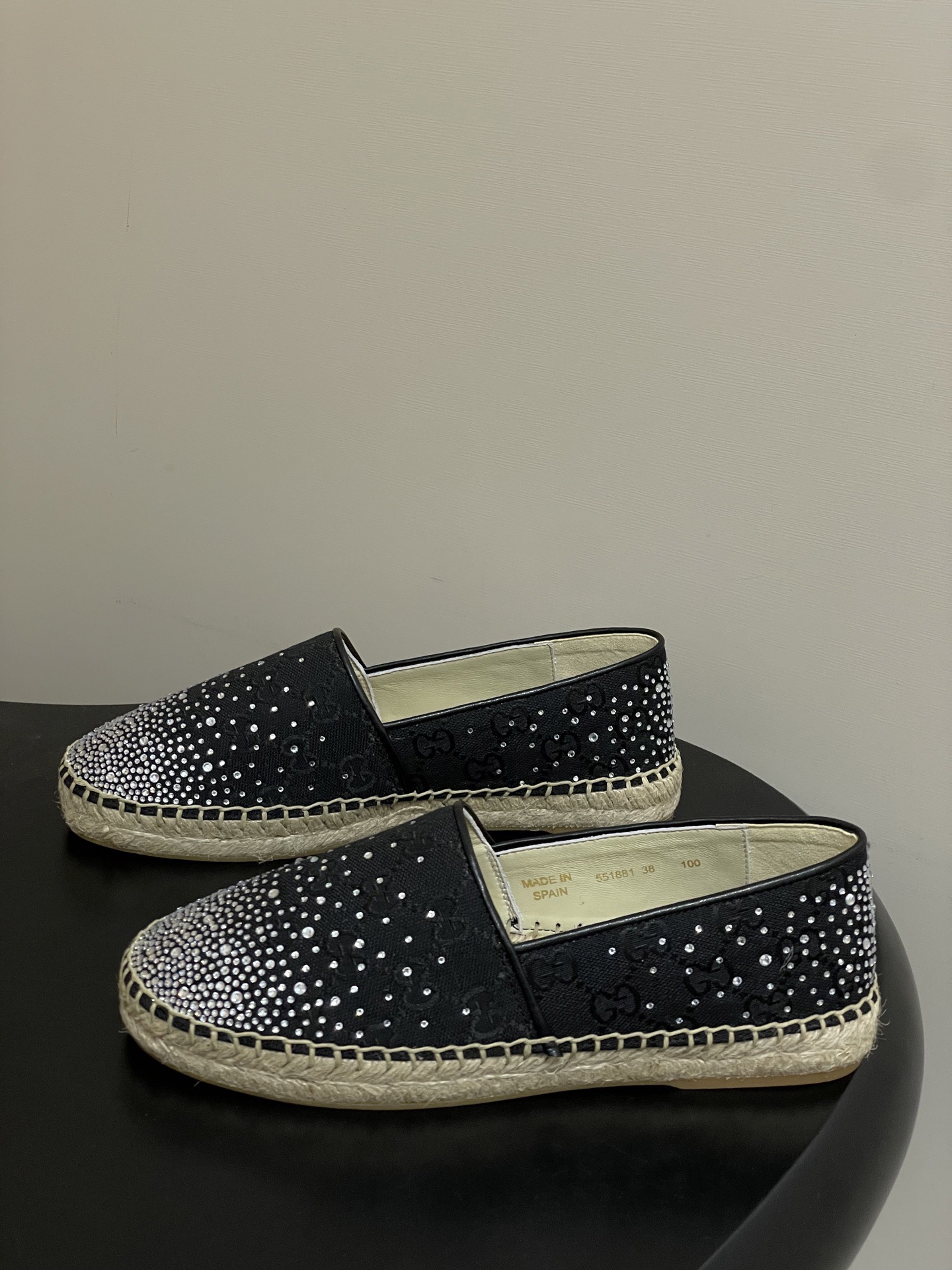 Gucci 구찌 GG 크리스탈 캔버스 에스파드류 3