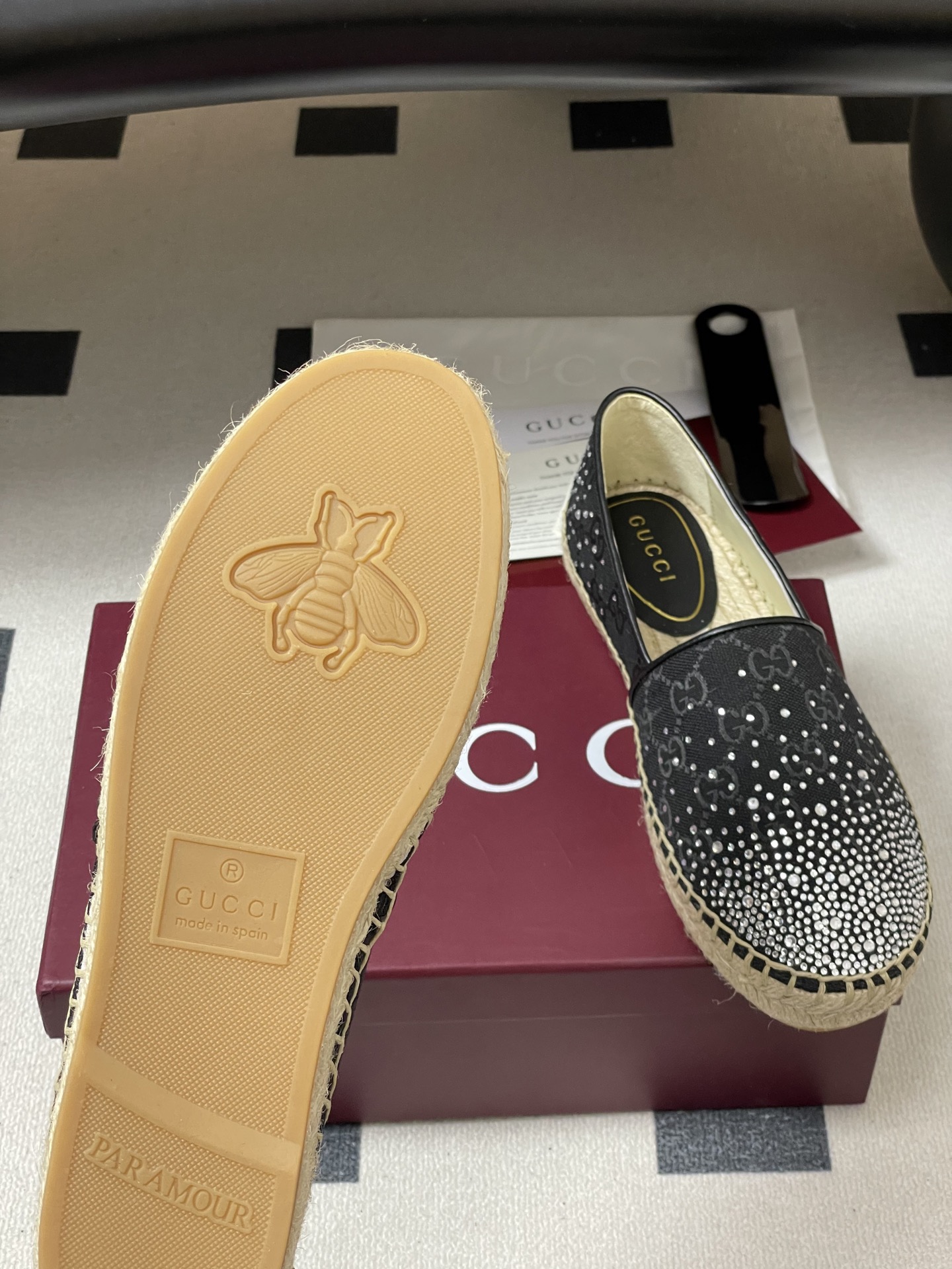 Gucci 구찌 GG 크리스탈 캔버스 에스파드류 7