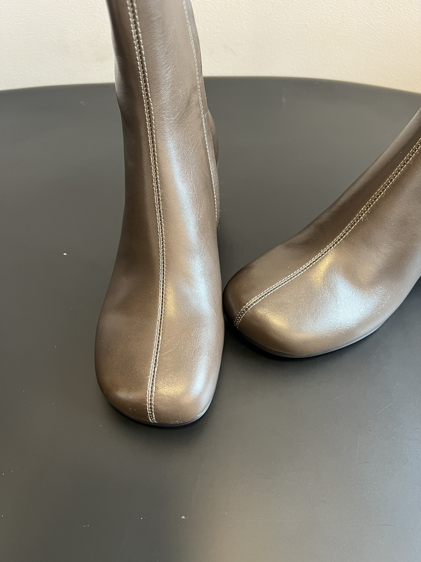 LEMAIRE 르메르 스퀘어토 레더 앵클부츠 6