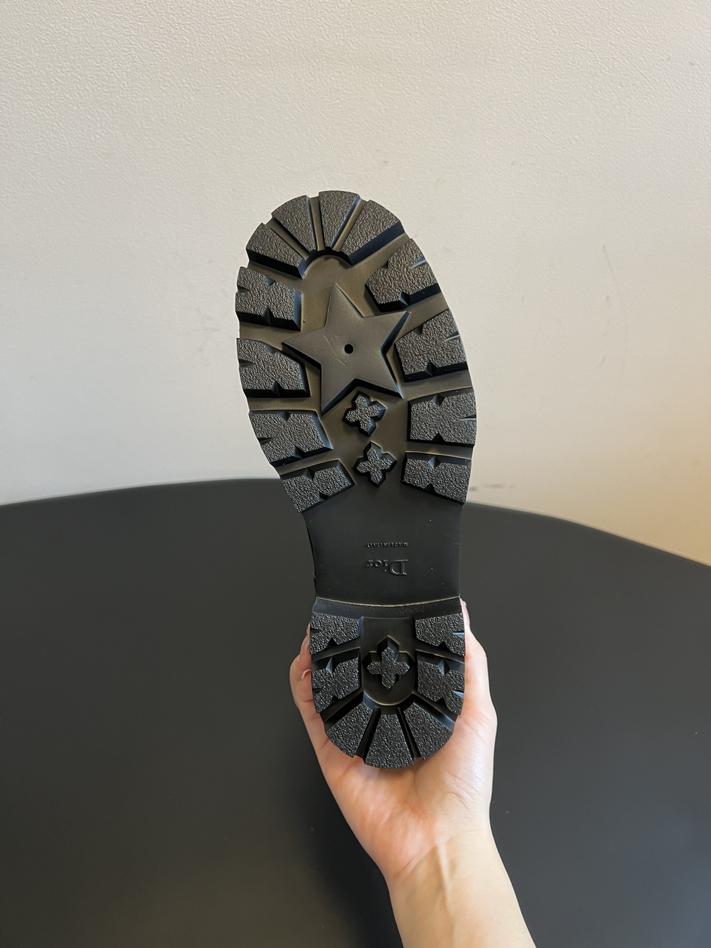 Dior 디올 로고 니트 삭스 레더 롱부츠 11