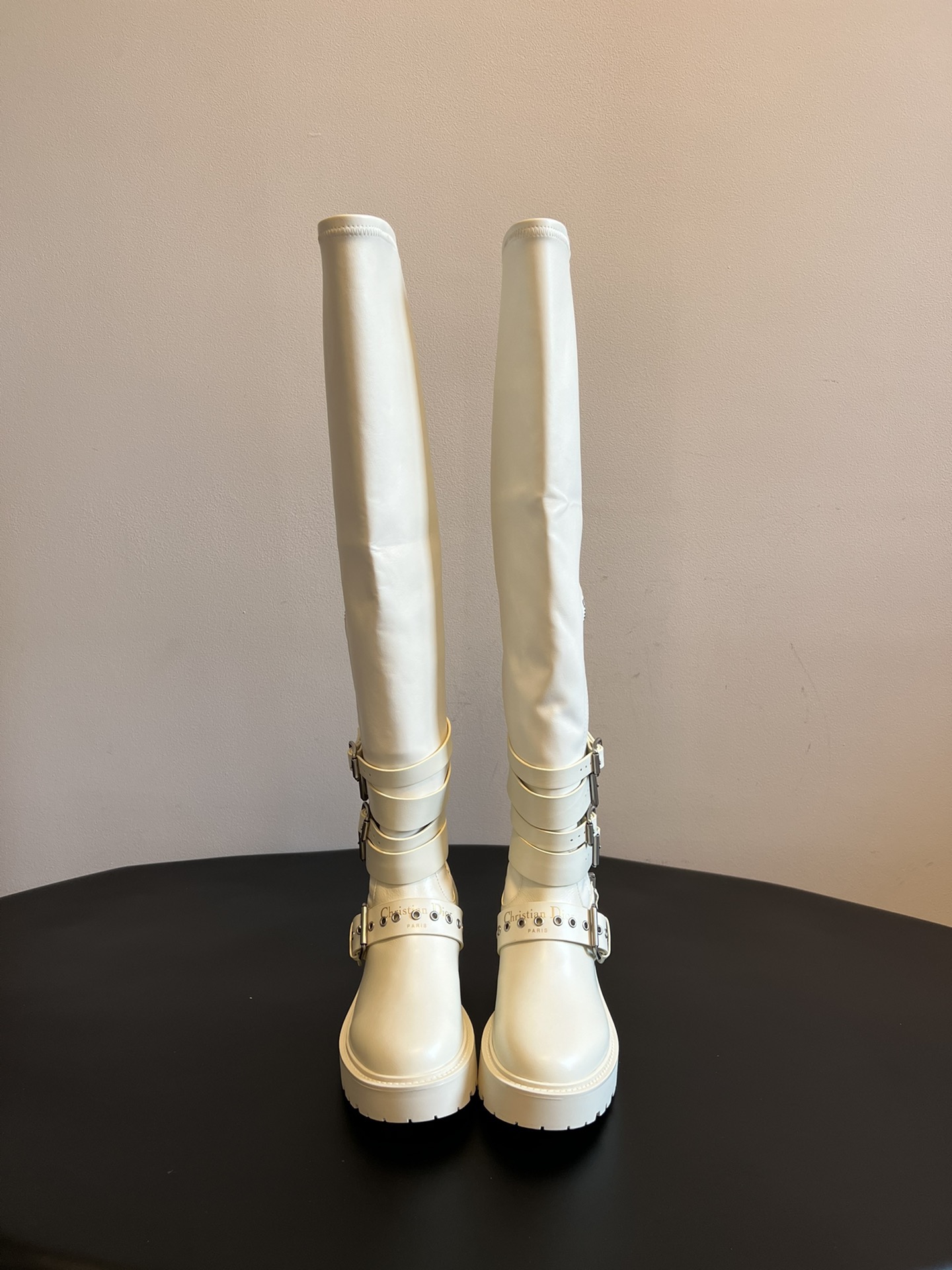 Dior 디올 레더 스트랩 오버니 라이더 부츠 2