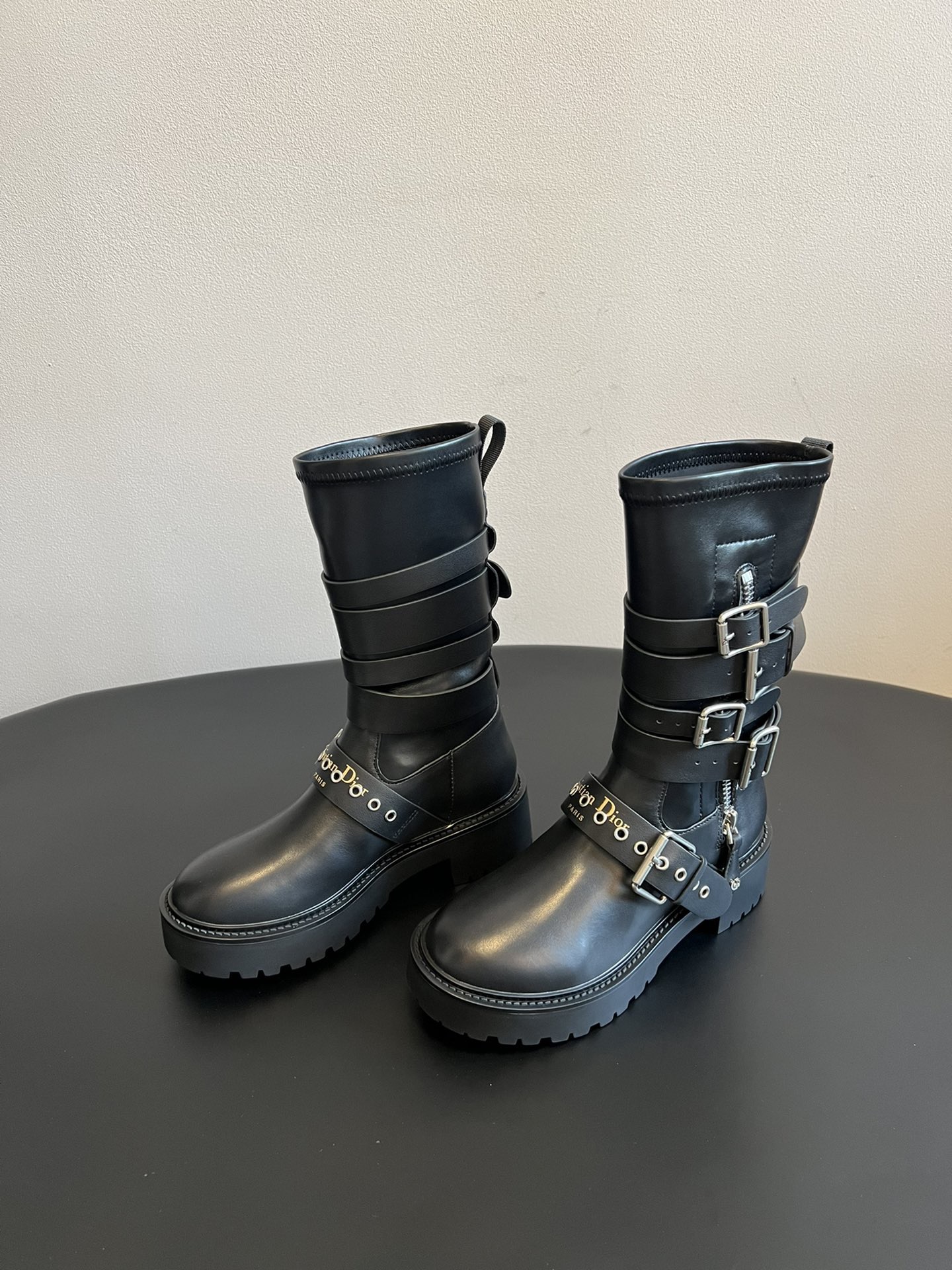 Dior 디올 모터사이클 버클 롱부츠 3