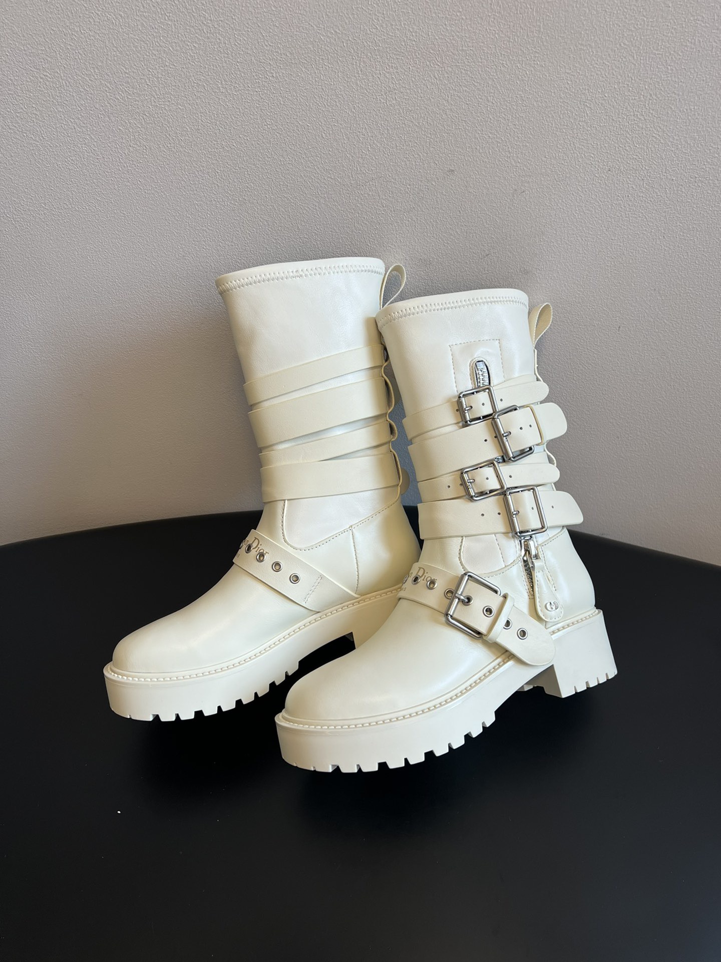 Dior 디올 모터사이클 버클 롱부츠 6