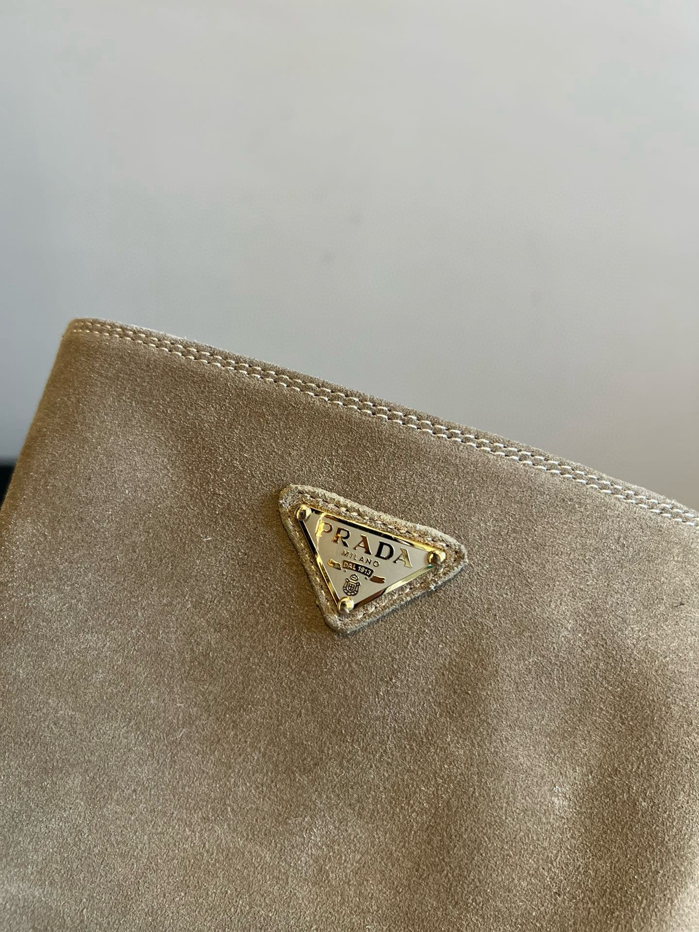 Prada 프라다 모노크롬 러버솔 레더 롱부츠 8