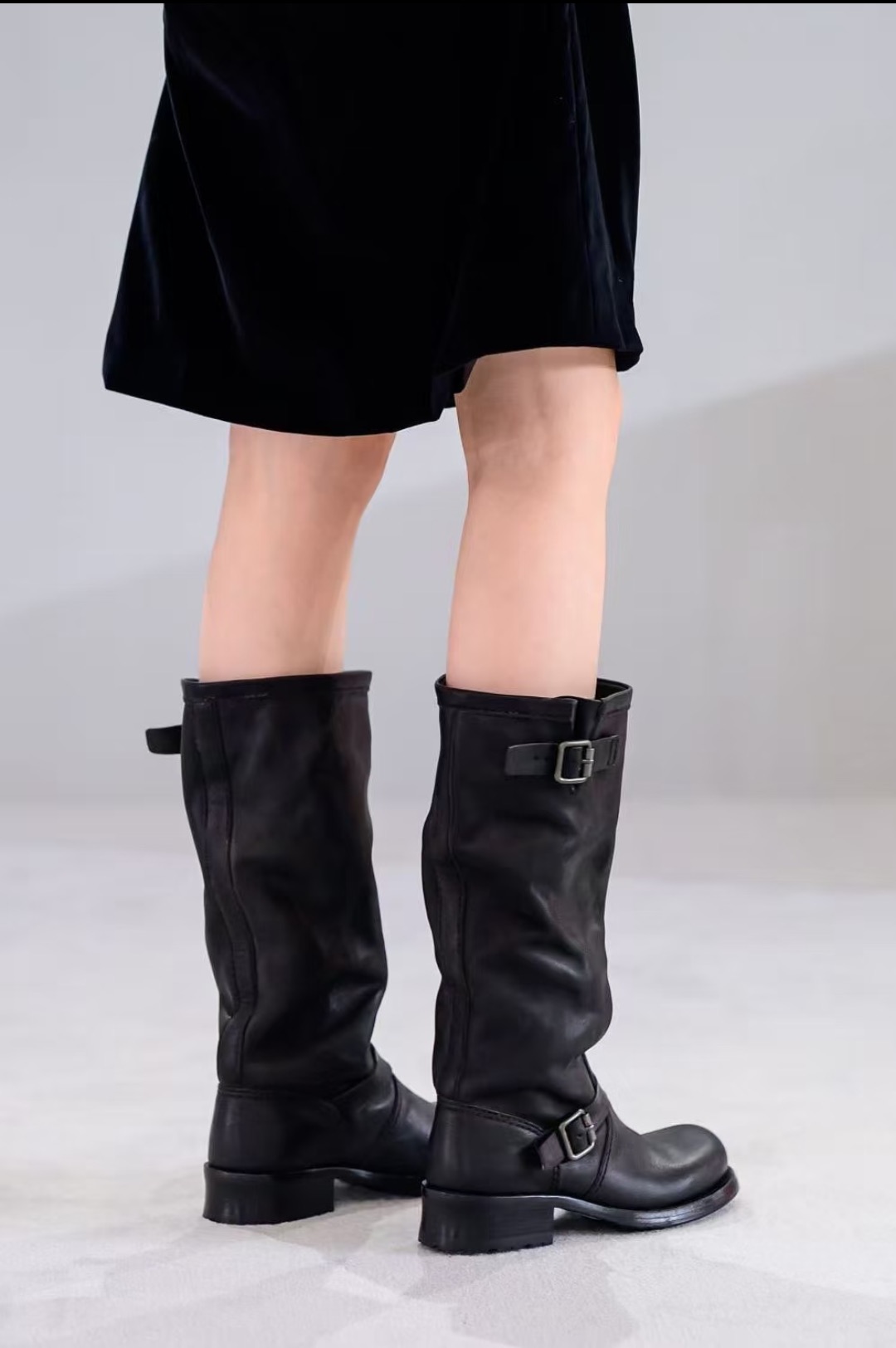 Prada 프라다 레더 버클 롱부츠 1