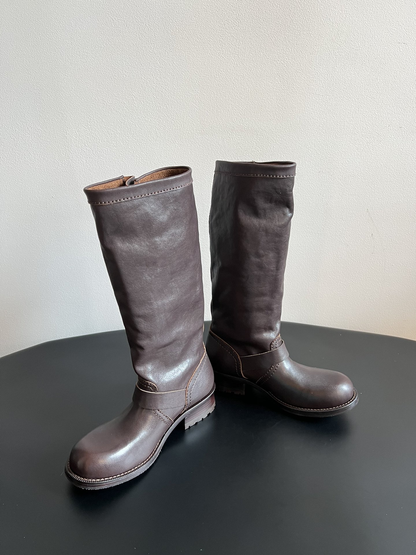 Prada 프라다 레더 버클 롱부츠 5