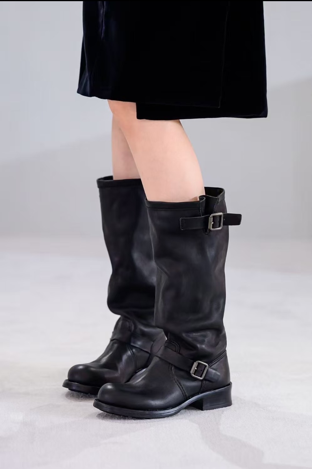 Prada 프라다 레더 버클 롱부츠 2