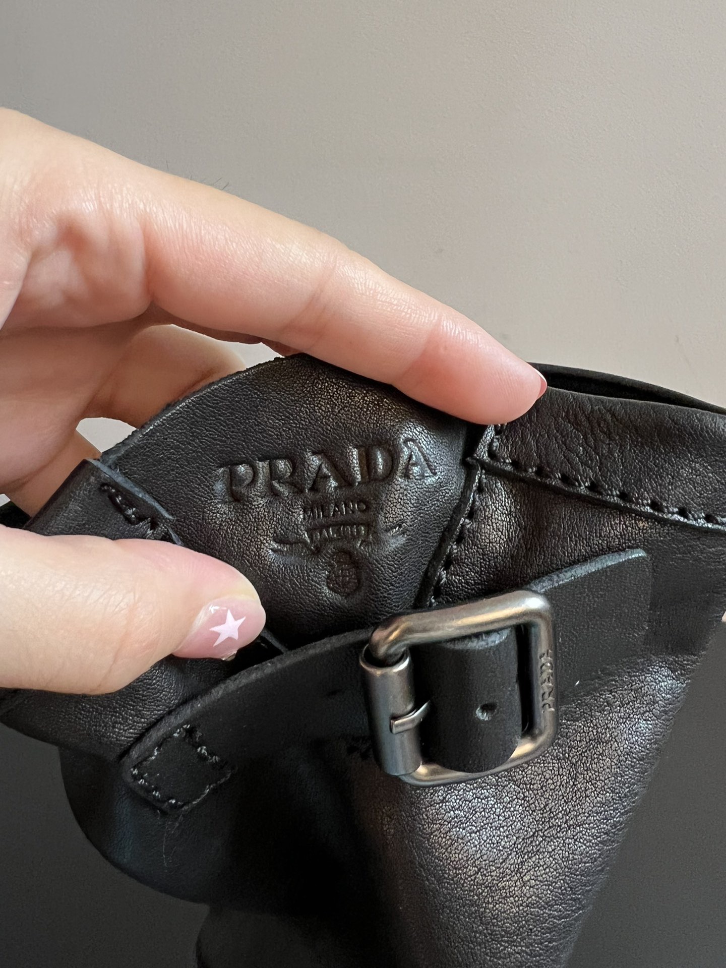 Prada 프라다 레더 버클 롱부츠 10