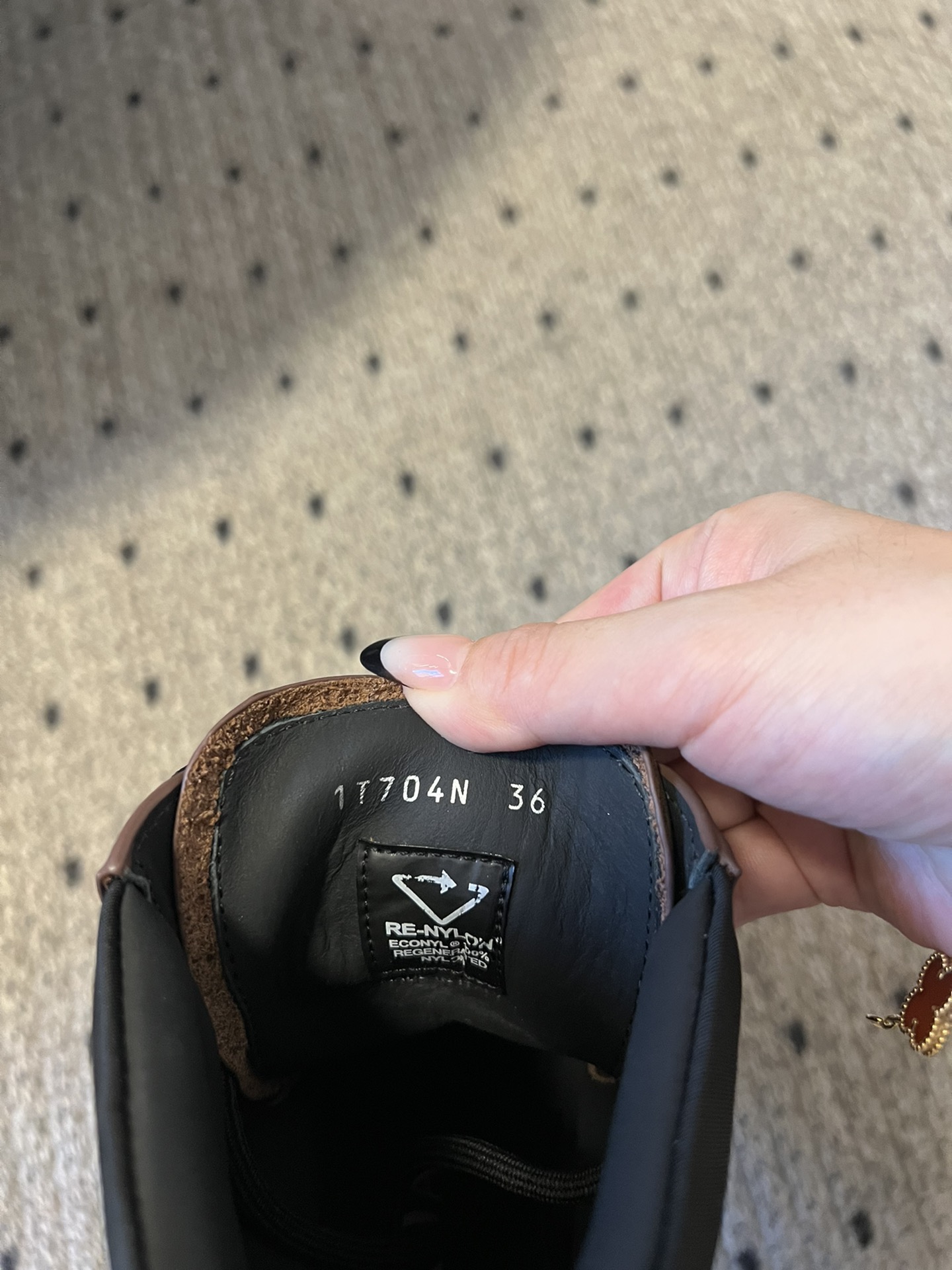 PRADA 프라다 플랫폼 레더 레이스업 앵클부츠 11