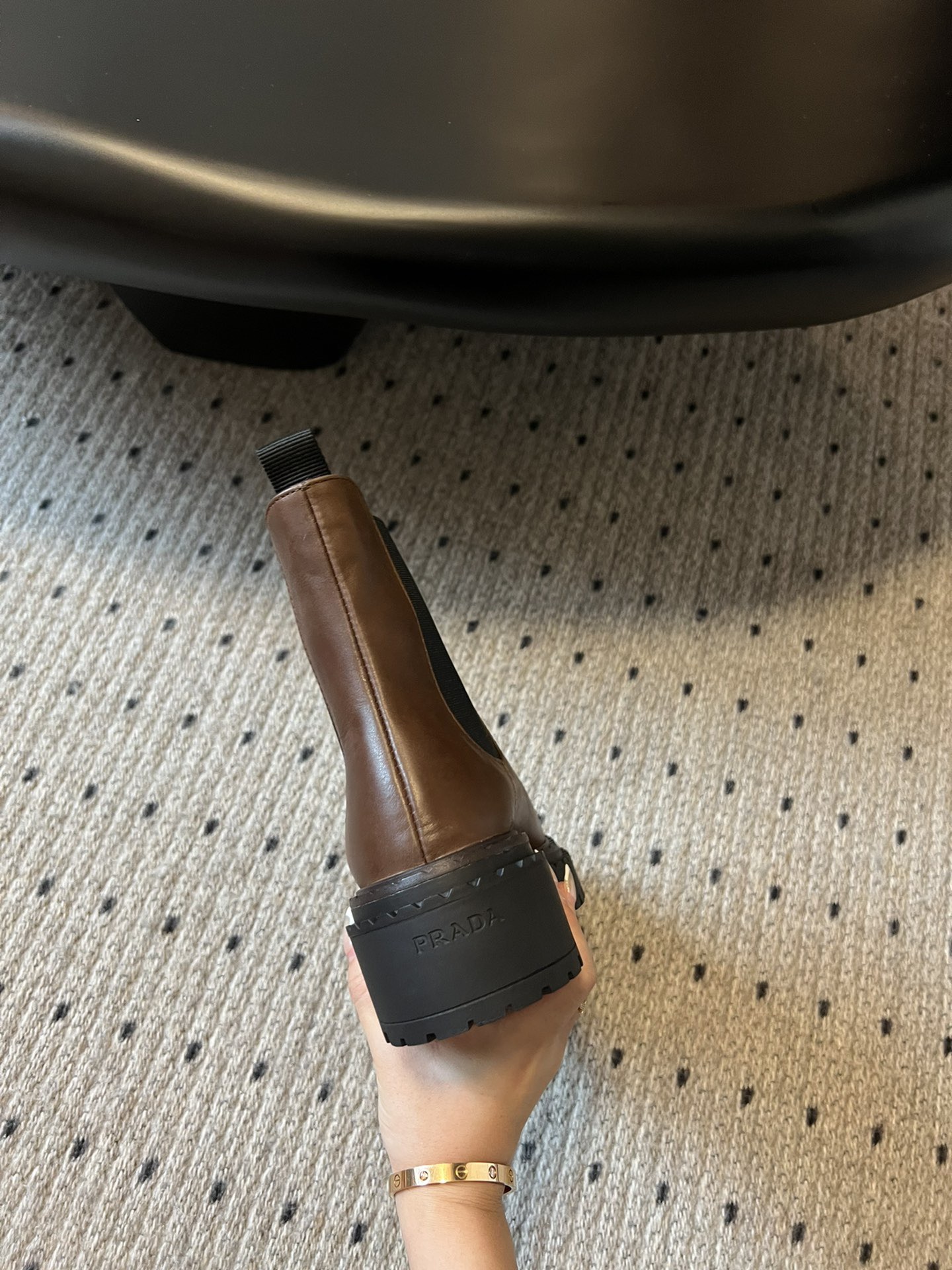 PRADA 프라다 러버솔 첼시 부츠 10