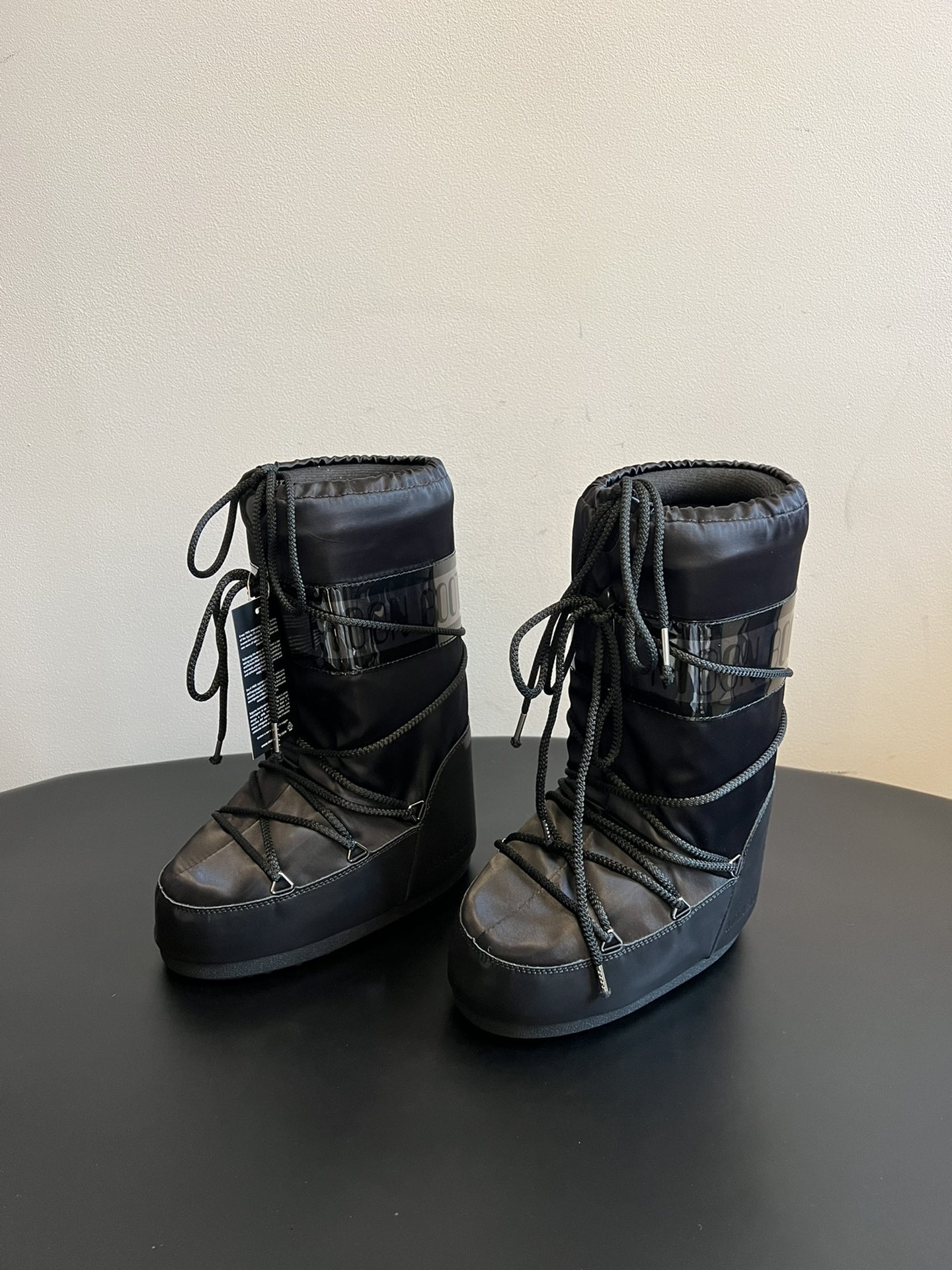 MOON BOOT 문부트 클래식 블랙 스노우부츠 5