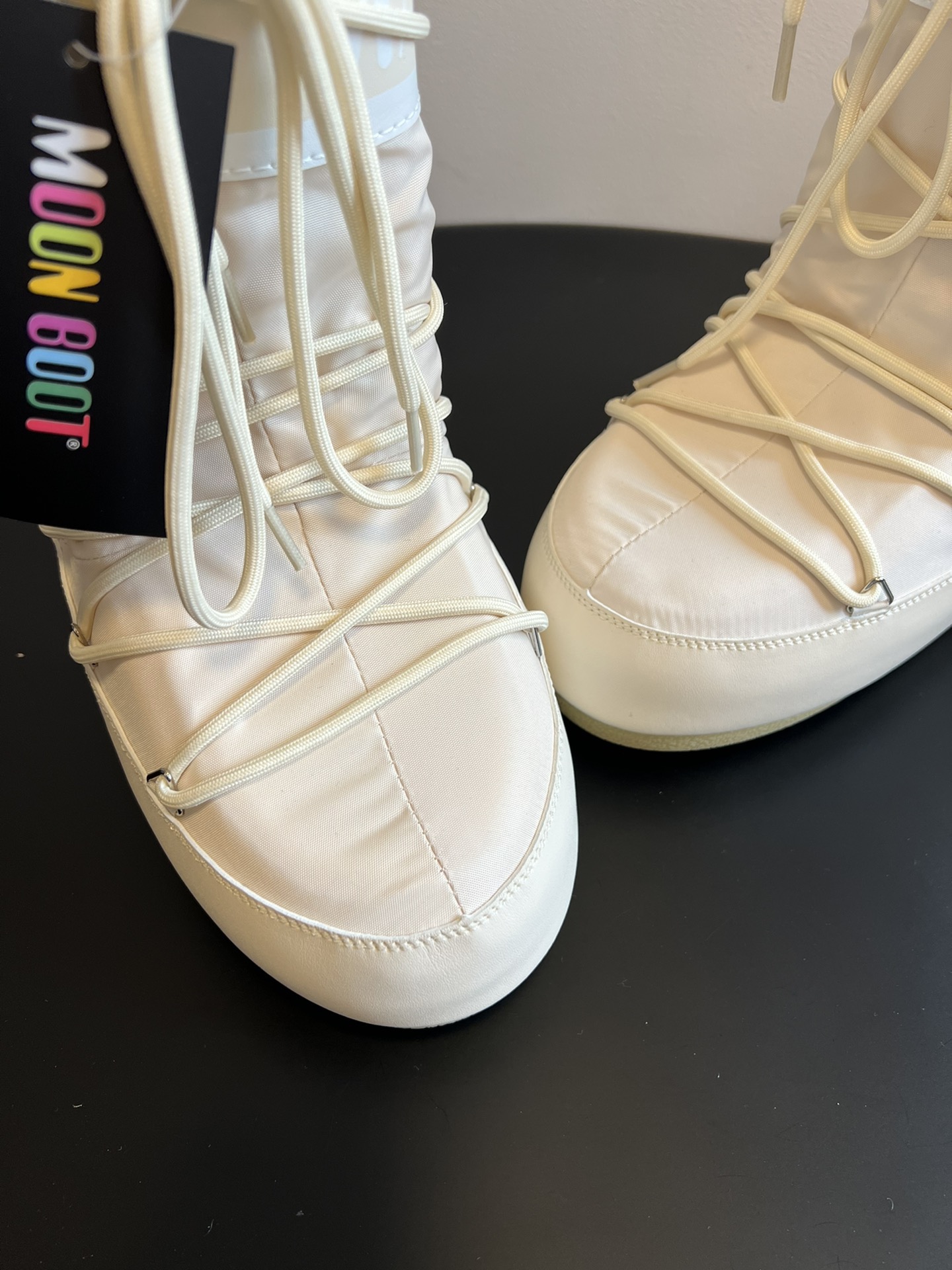 MOON BOOT 문부트 클래식 블랙 스노우부츠 6