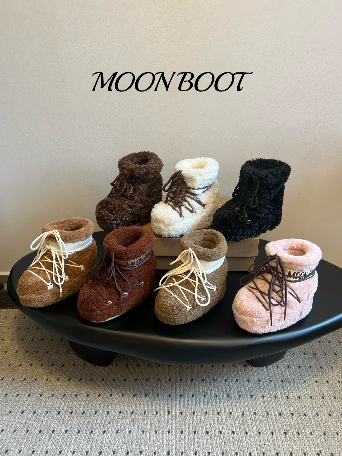 MOON BOOT 문부트 시어링 스노우 부츠 1