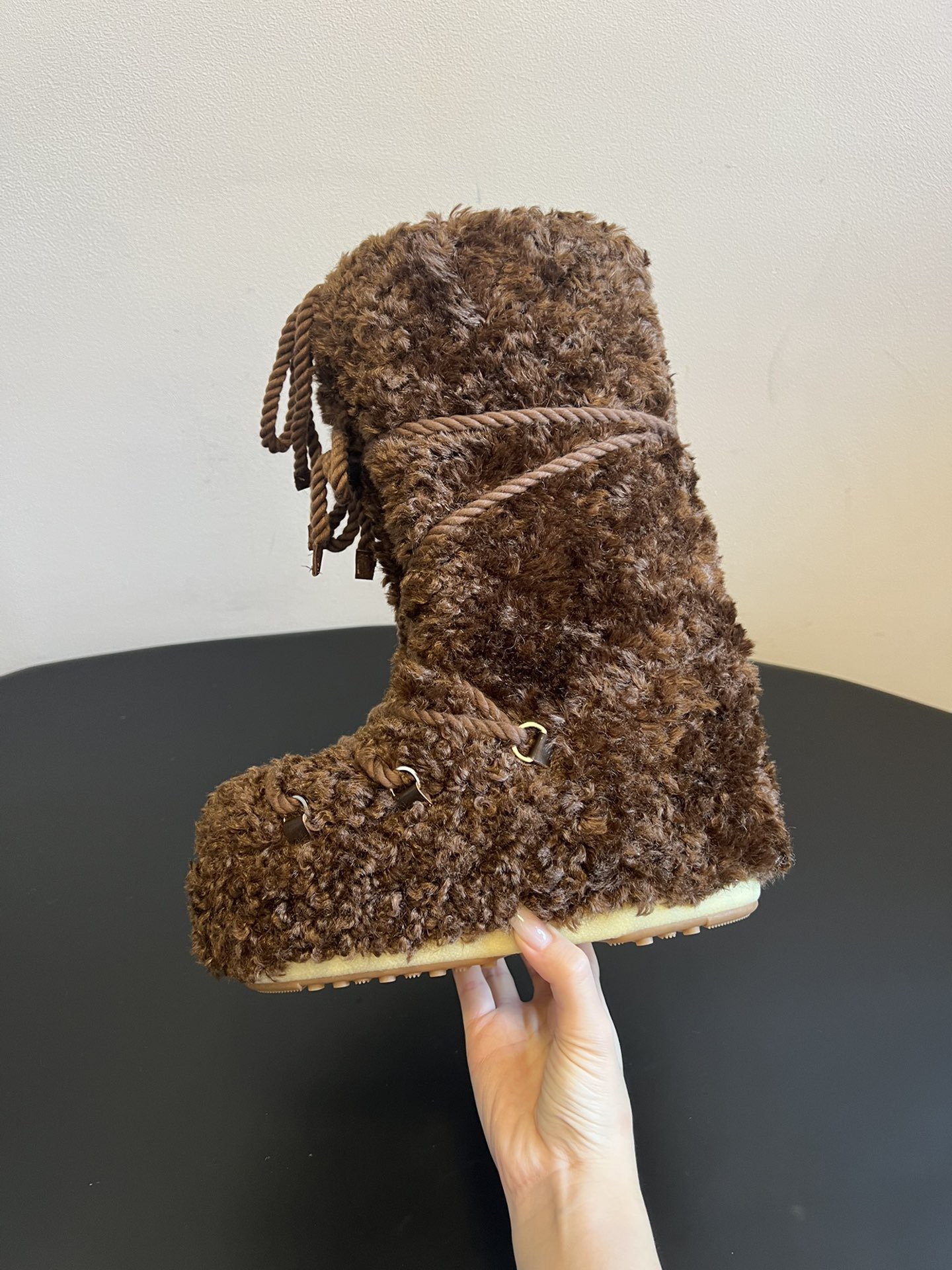 MOON BOOT 문부트 퍼 스노우 롱부츠 7