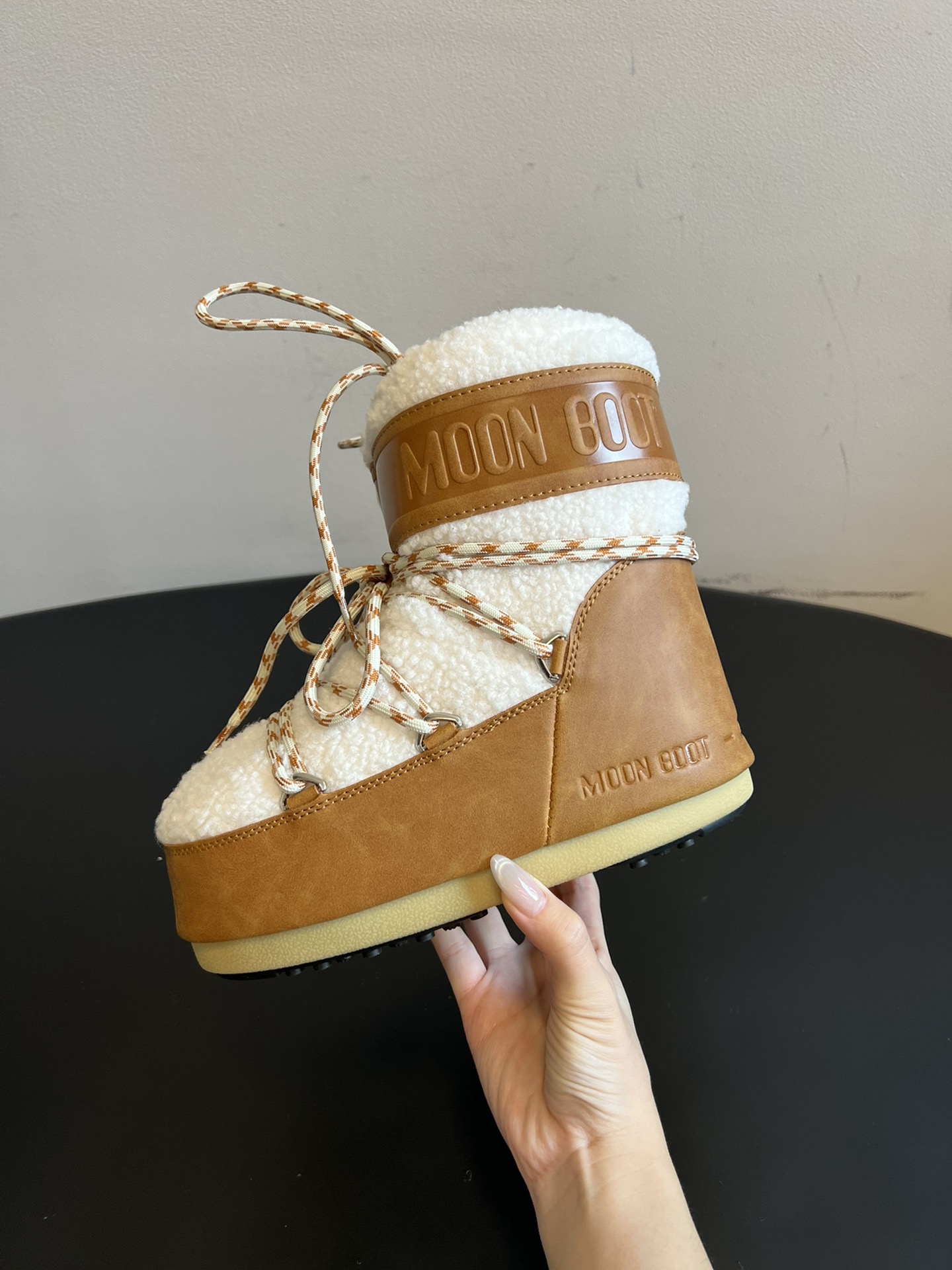 MOON BOOT 문부트 퍼 스노우 미들부츠 8