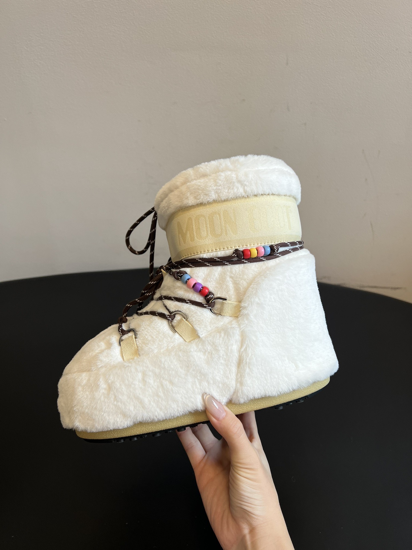 MOON BOOT 문부트 퍼 스노우 미들부츠 6