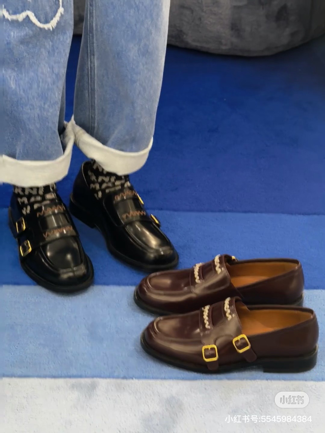 Marni 마르니 더블 버클 스티치 로퍼 2