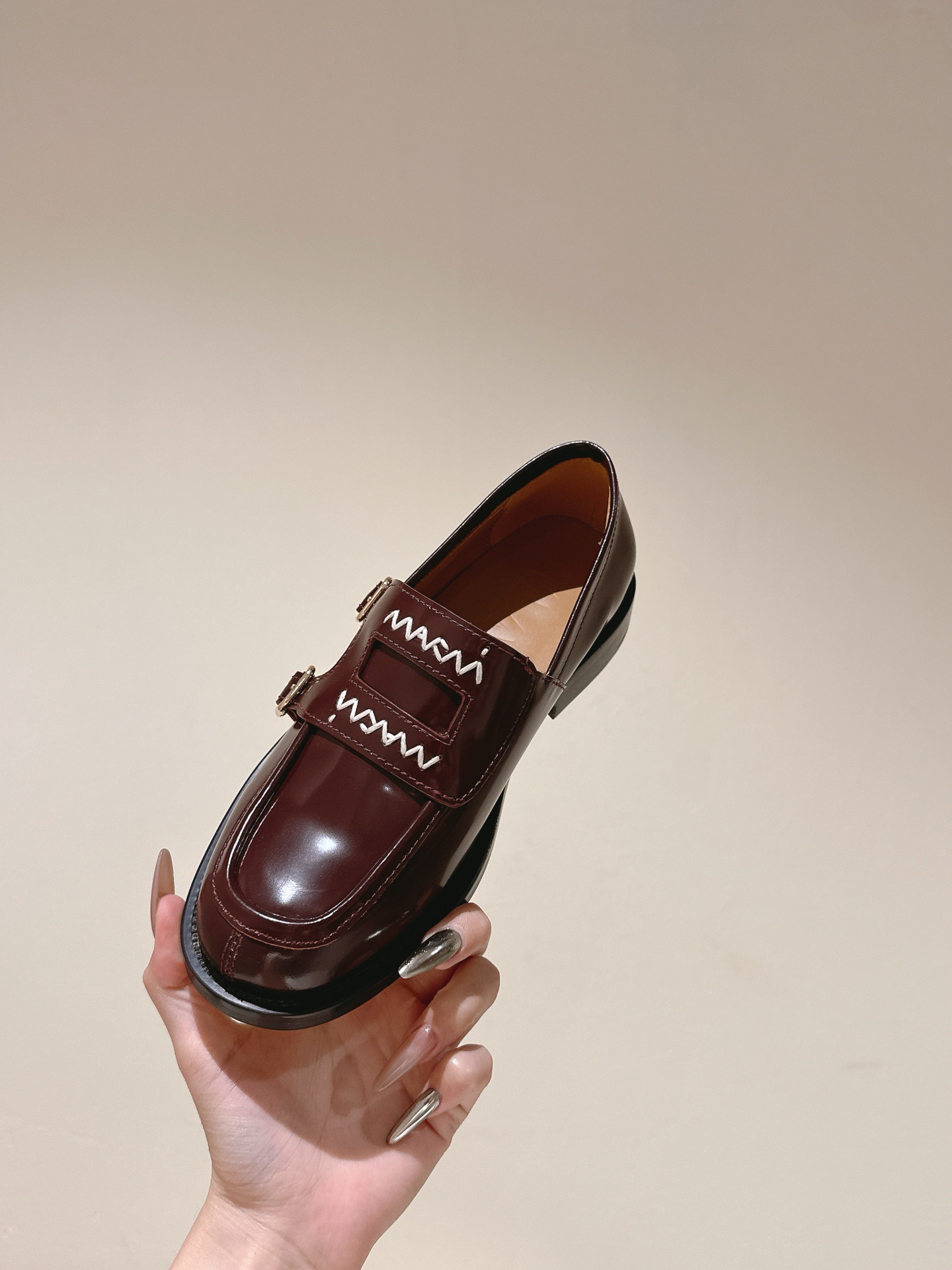 Marni 마르니 더블 버클 스티치 로퍼 12