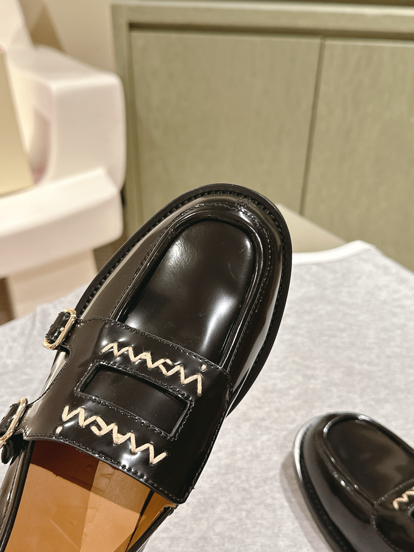 Marni 마르니 더블 버클 스티치 로퍼 6