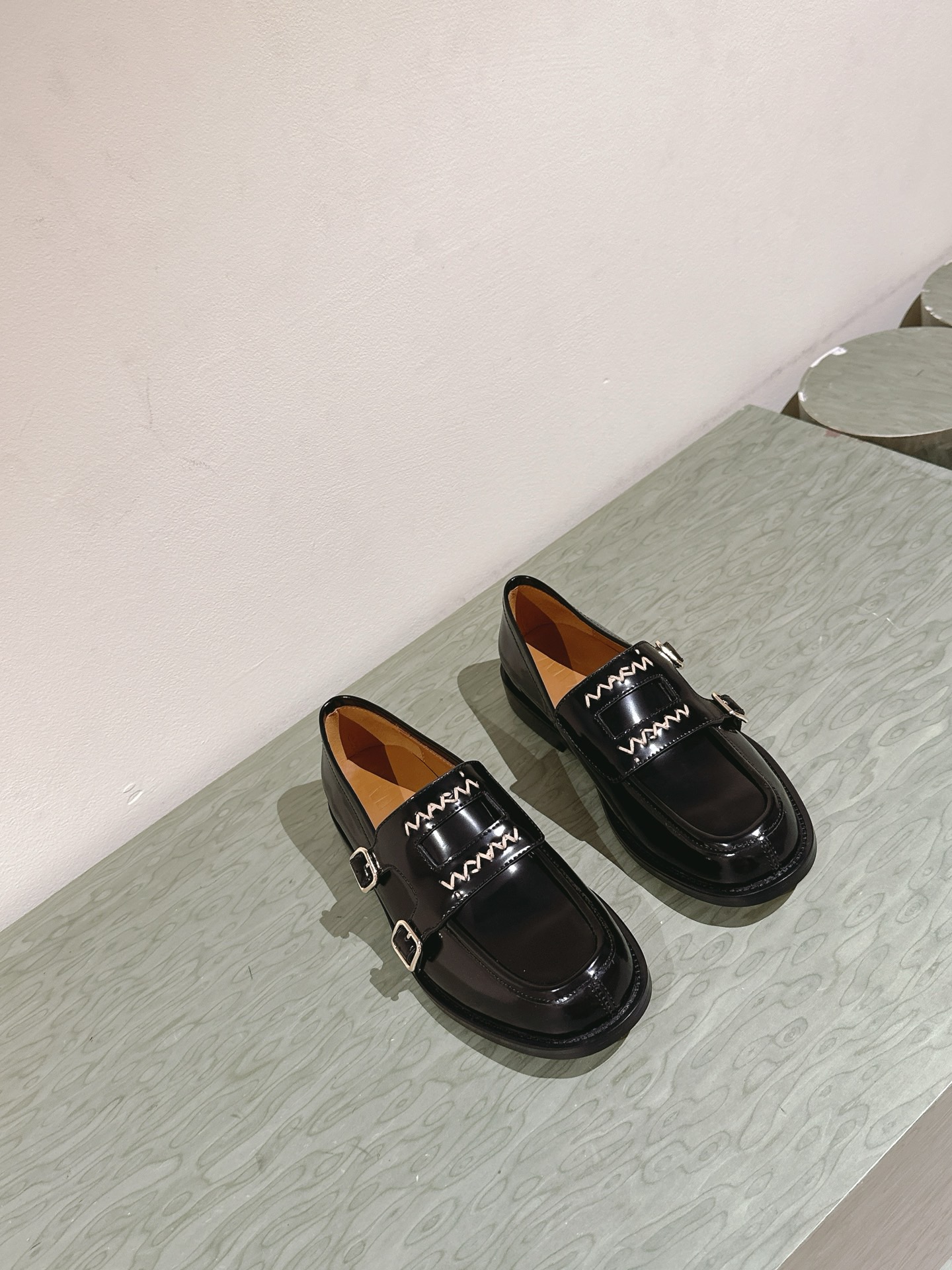 Marni 마르니 더블 버클 스티치 로퍼 9