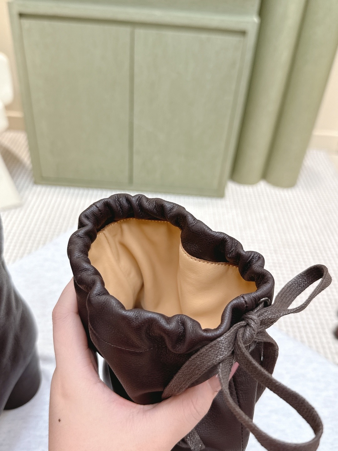 Maison Margiela 메종 마르지엘라 타비 셔링 레더 앵클부츠 9