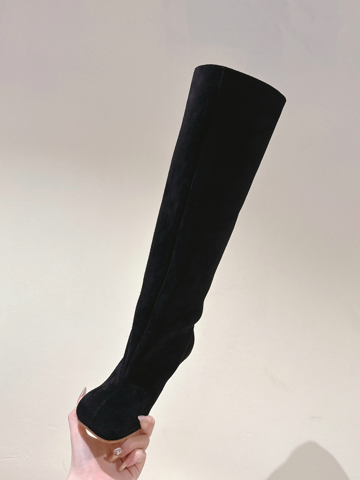 MAISON MARGIELA 메종 마르지엘라 스웨이드 미들힐 롱부츠 12