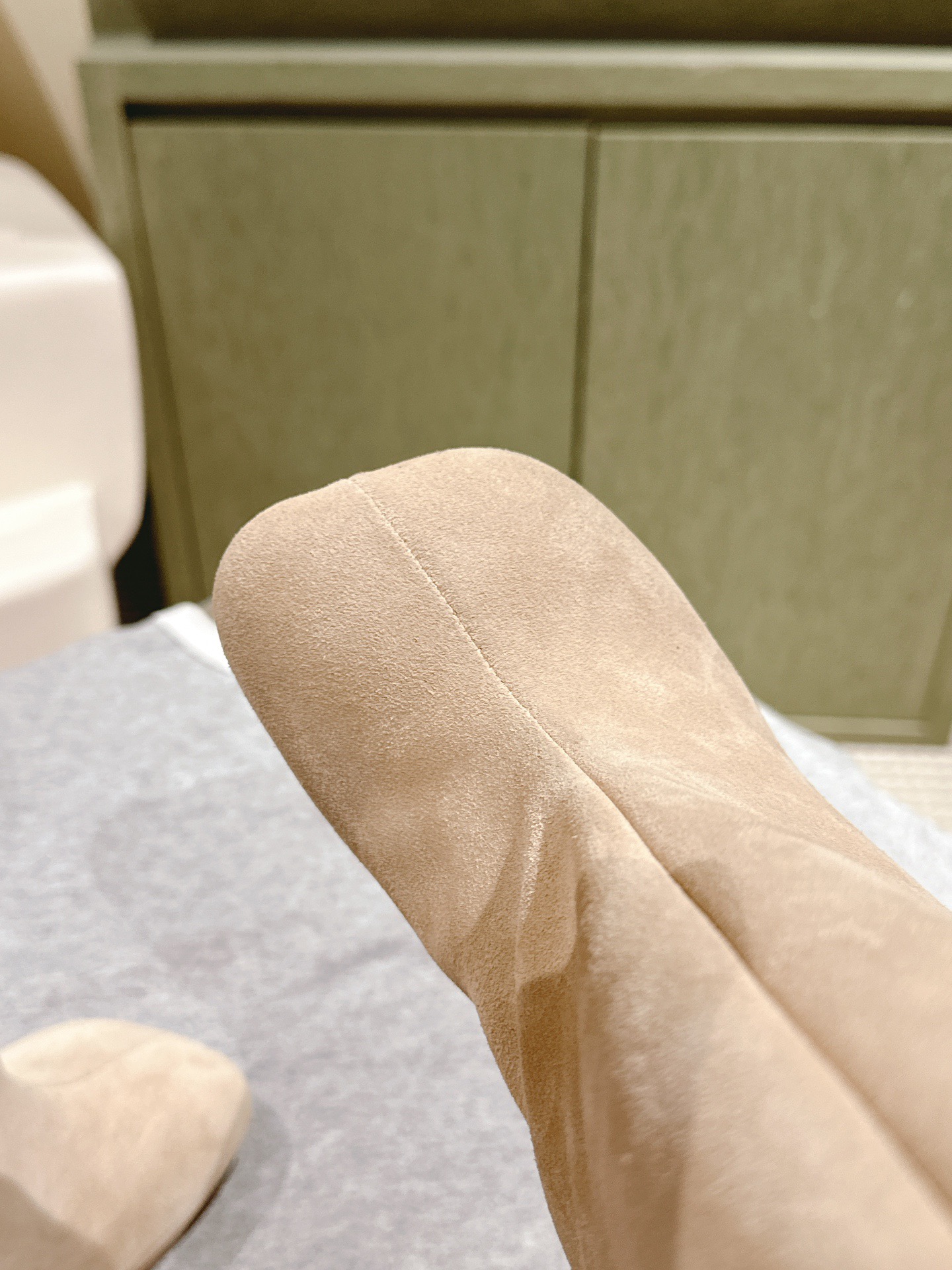 MAISON MARGIELA 메종 마르지엘라 스웨이드 미들힐 롱부츠 7