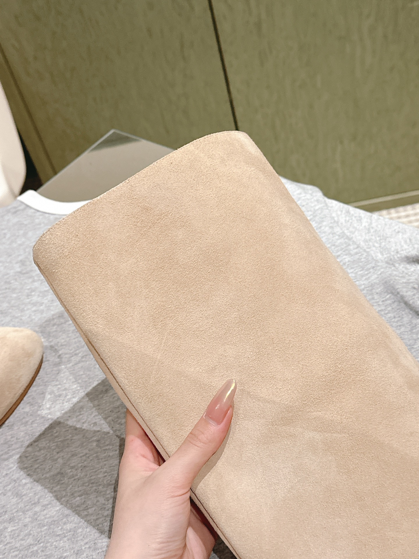 MAISON MARGIELA 메종 마르지엘라 스웨이드 미들힐 롱부츠 9