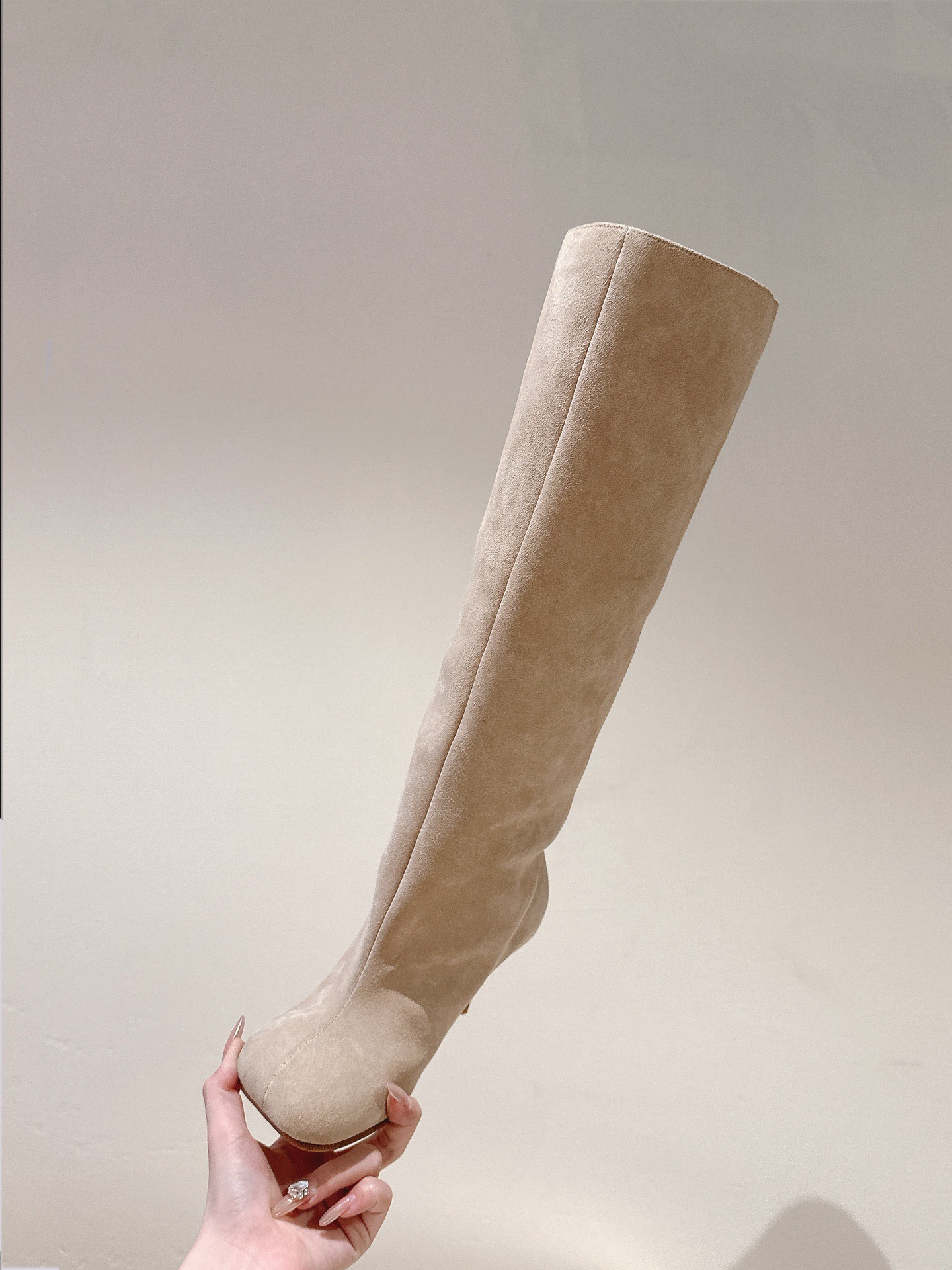 MAISON MARGIELA 메종 마르지엘라 스웨이드 미들힐 롱부츠 12