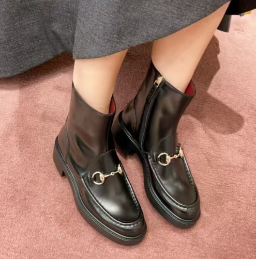 GUCCI 구찌 홀스빗 레더 앵클부츠 1