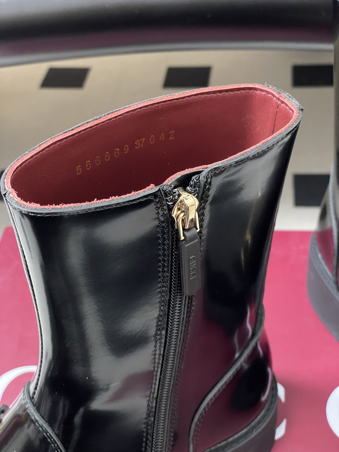 GUCCI 구찌 홀스빗 레더 앵클부츠 8