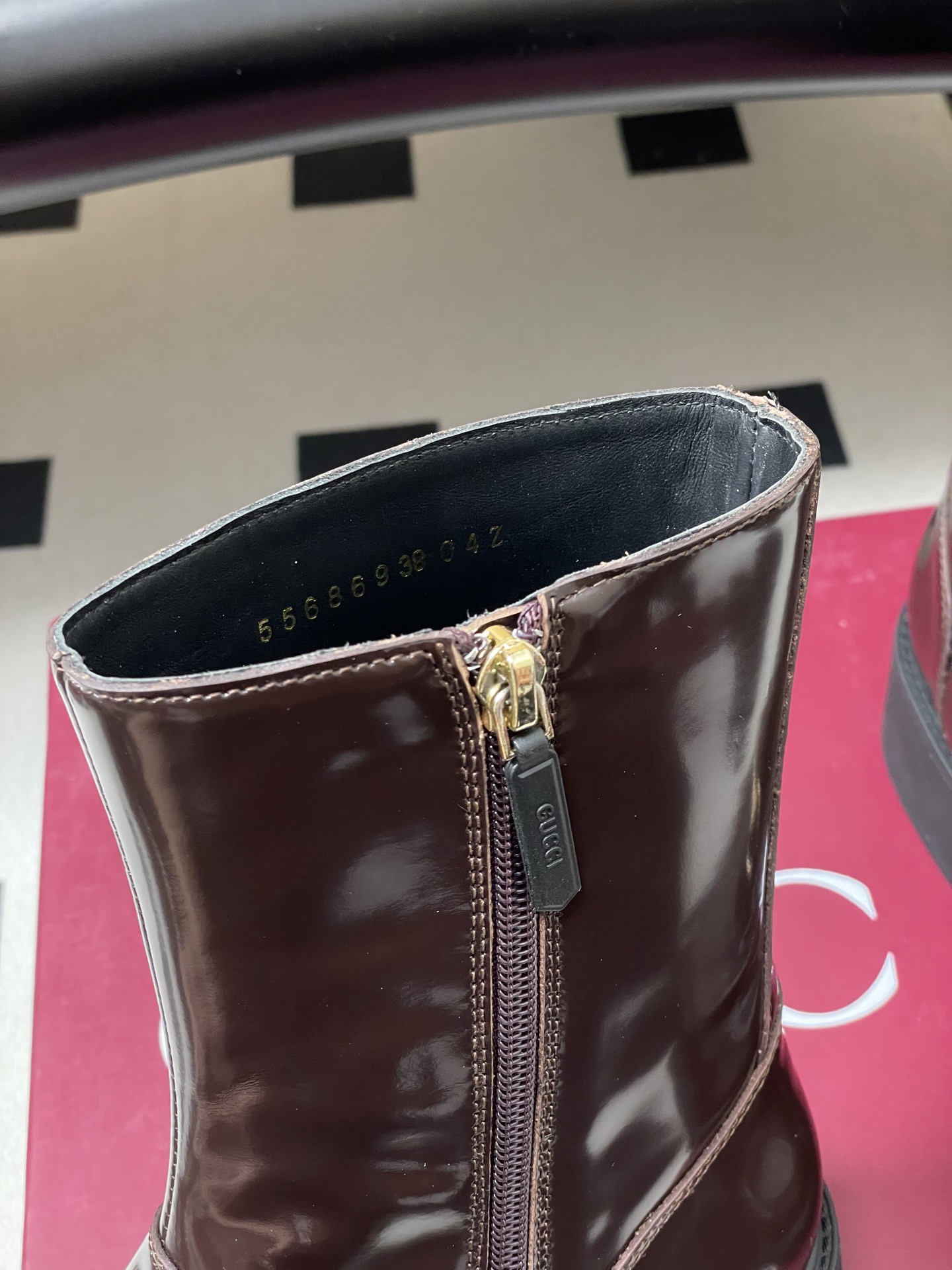 GUCCI 구찌 홀스빗 레더 앵클부츠 7