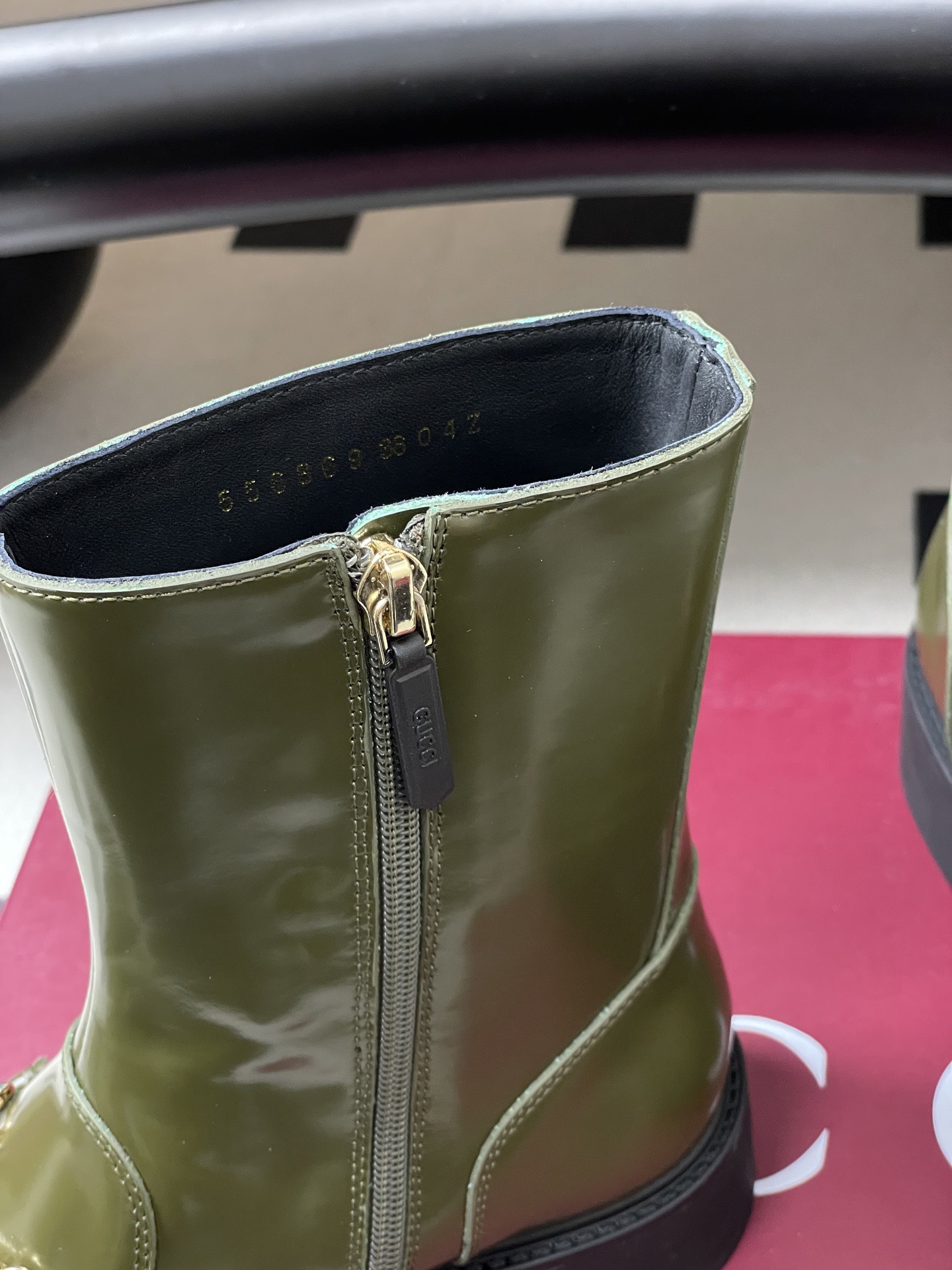 GUCCI 구찌 홀스빗 레더 앵클부츠 7